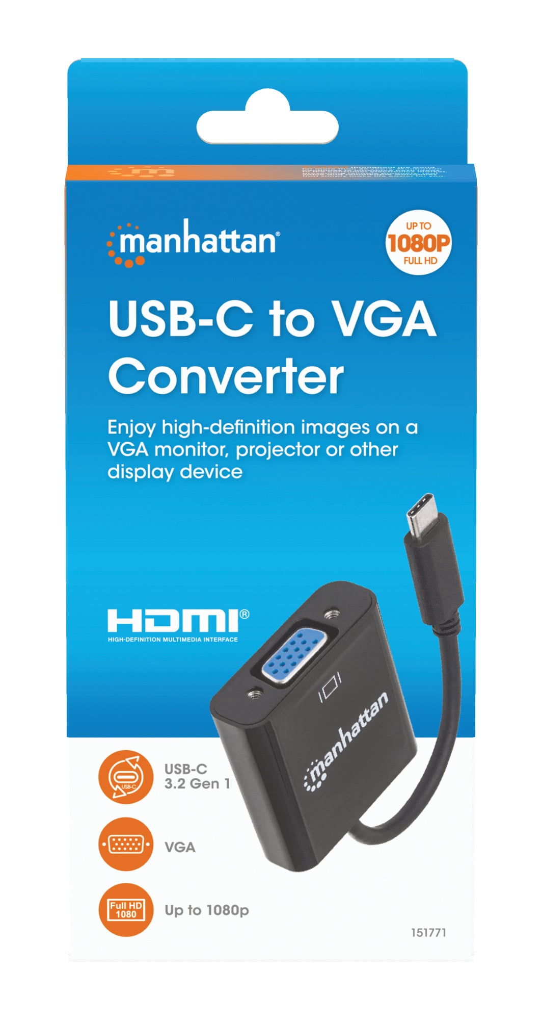 Adattatore Convertitore USB-C™ Maschio a VGA Femmina - Miniatura 7