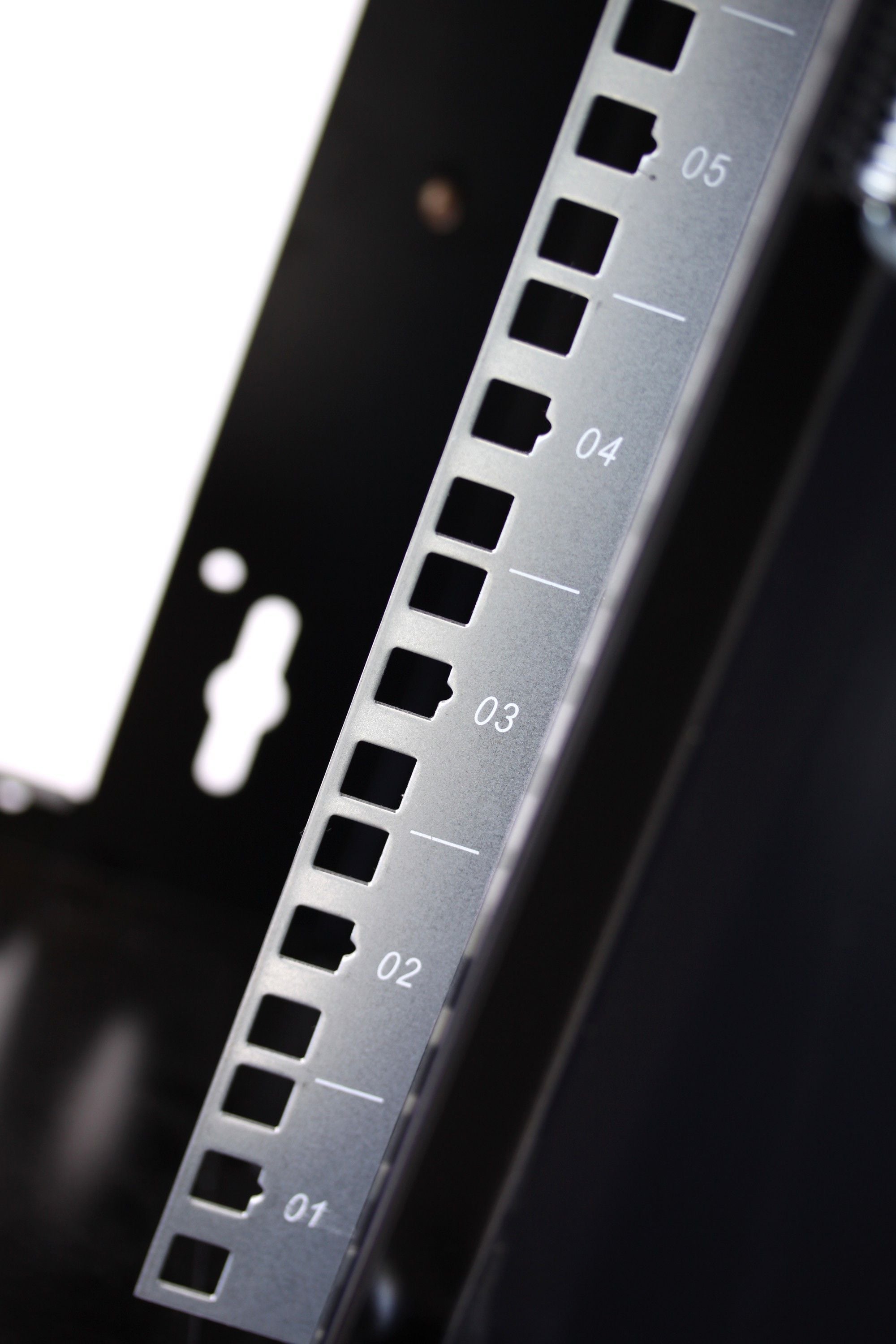 Armadio Rack 10'' a muro 6 unità Porta Cieca Nero - Miniatura 7