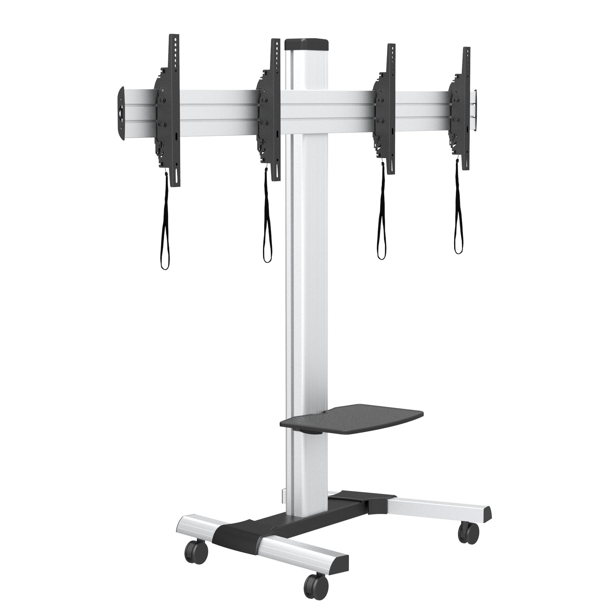 Supporto a Pavimento per 2 TV LED/LCD 25-55'' per Video Wall - Miniatura 7