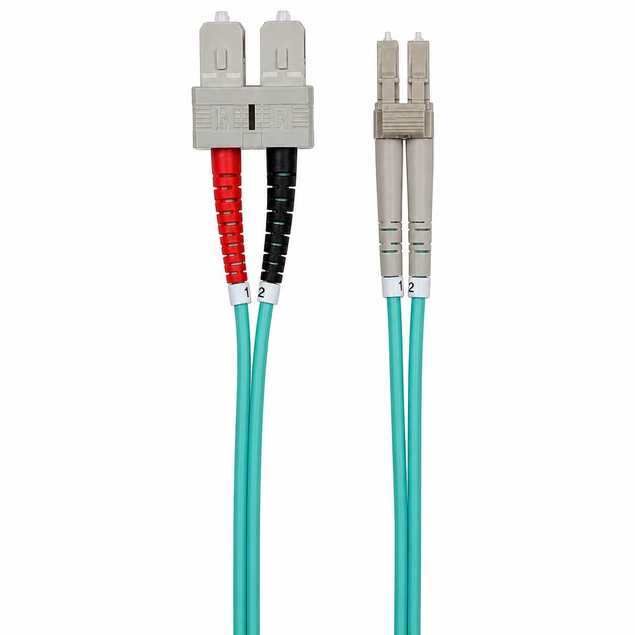 Cavo Fibra Ottica Multimodale OM3 SC/LC 50/125 3 m - Miniatura 7