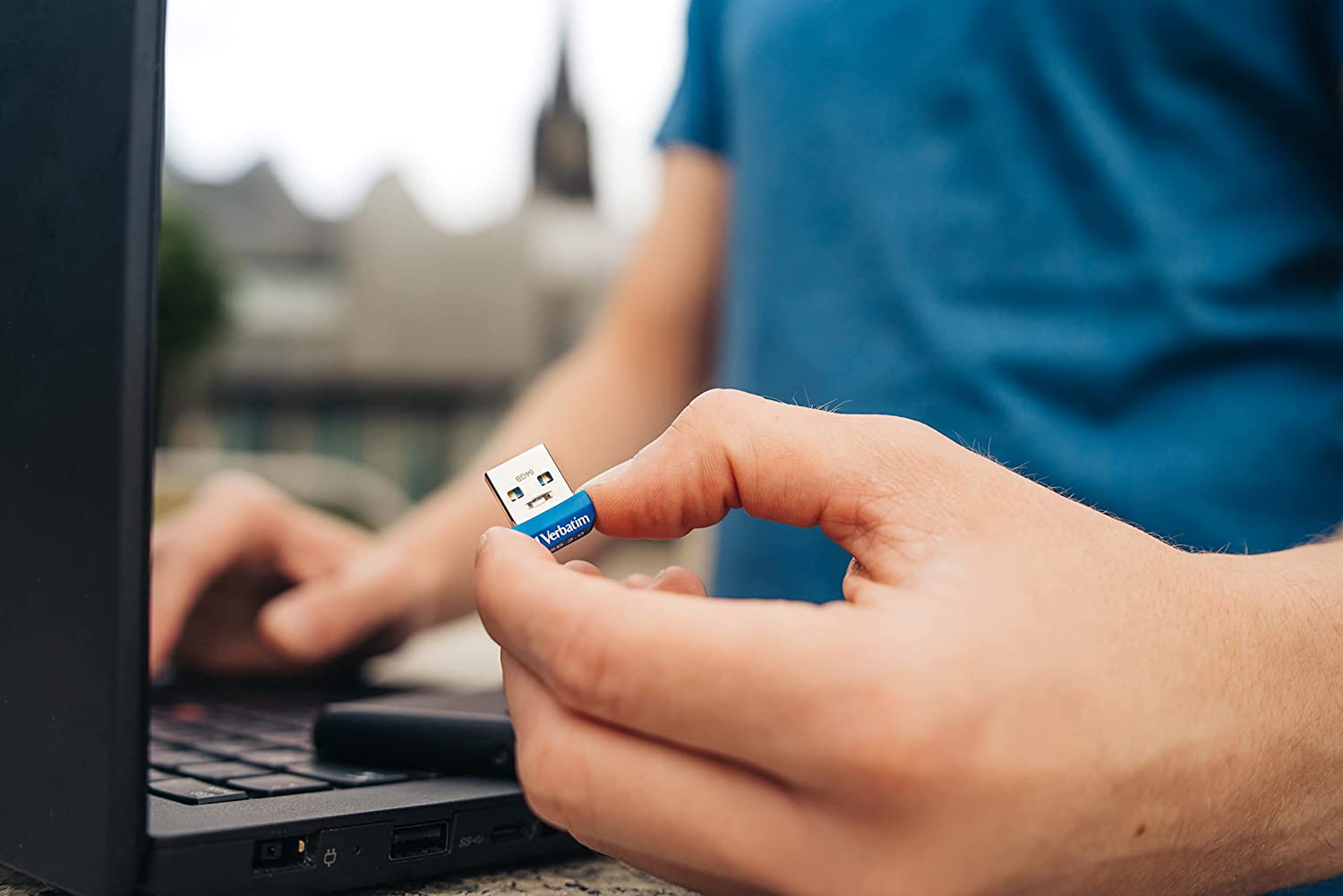 NANO Memoria USB 3.2 32GB Blu - Miniatura 7