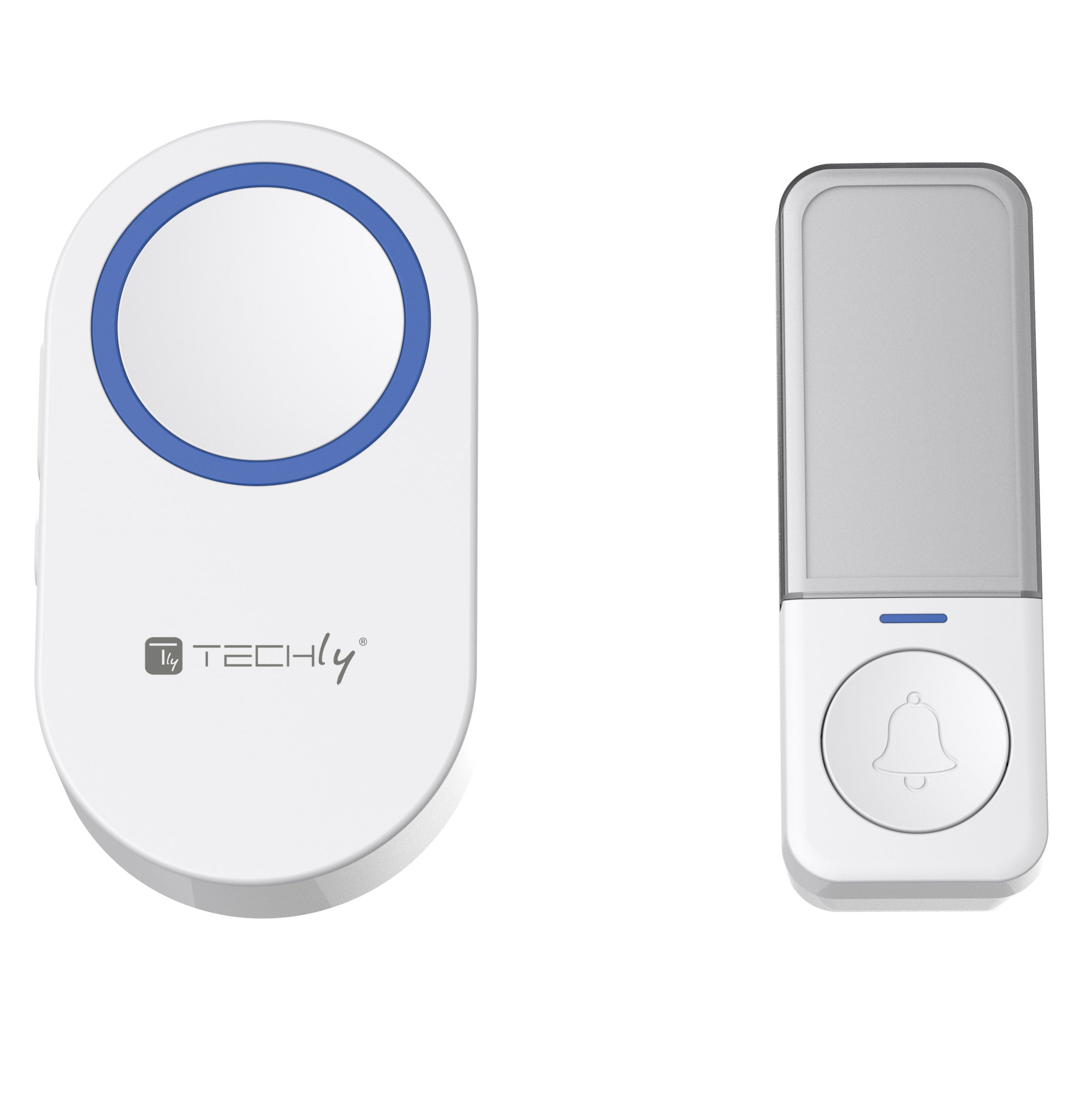 Kit Campanello Wireless fino a 180m con Pulsante IP56 Battery Free - Miniatura 7