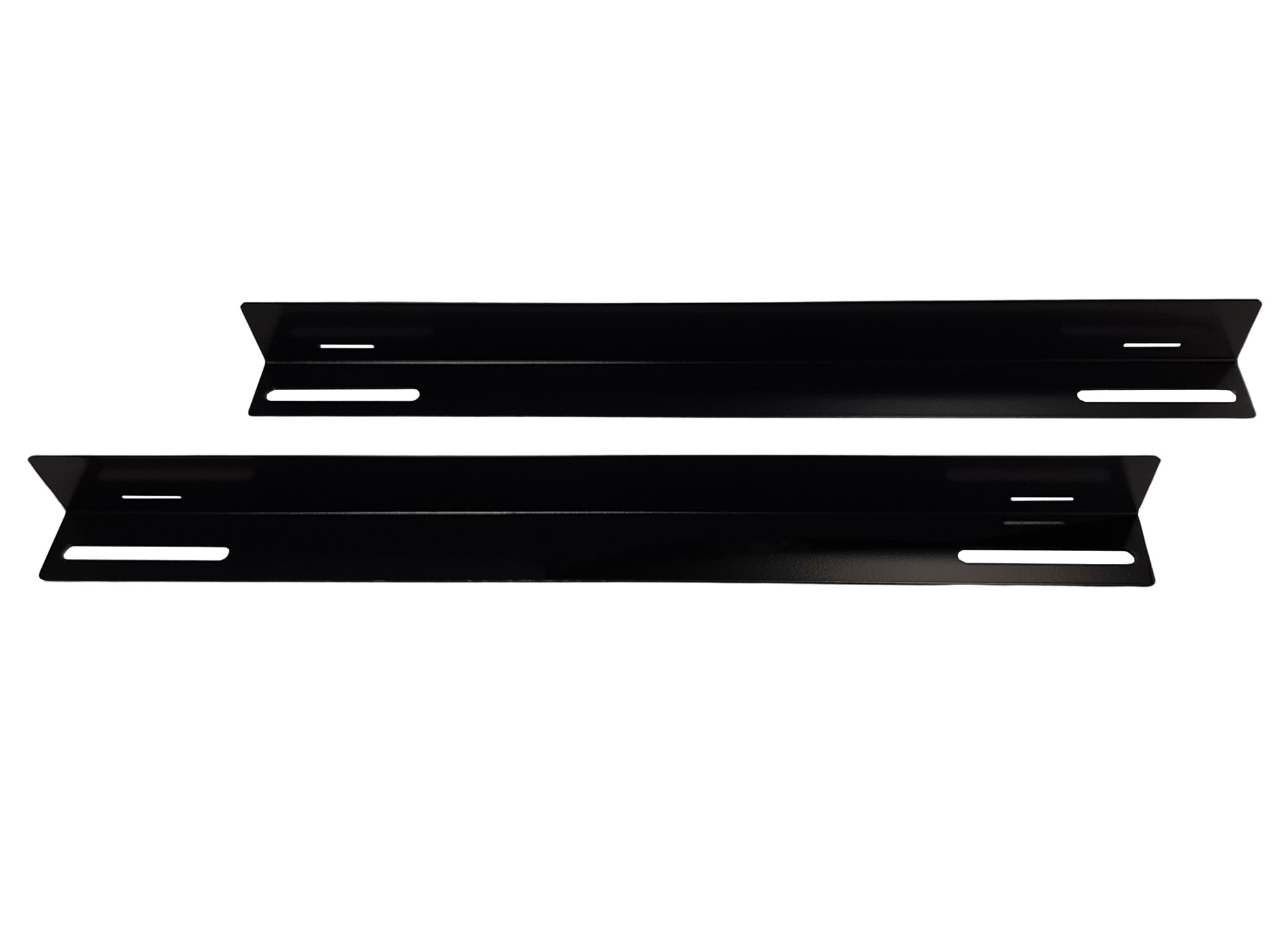 Coppia staffe a L Laterale per Rack 19'' a Muro Prof. 600mm Nero - Miniatura 7