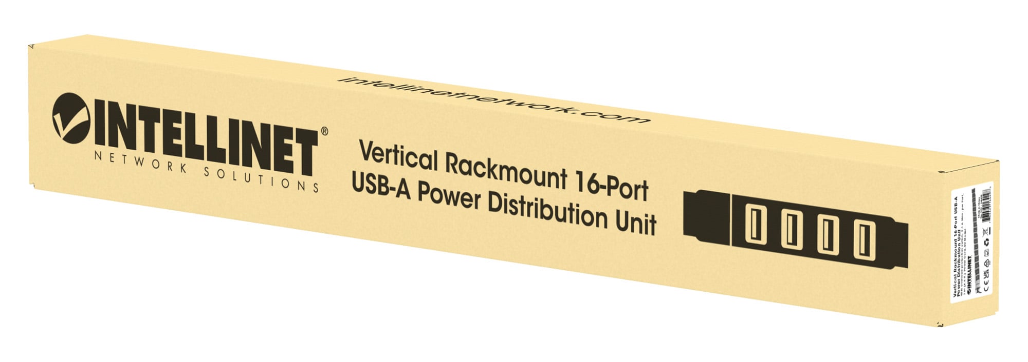 Multipresa per Rack Montaggio Verticale 16 uscite USB tipo A Spina Schuko Angolata - Miniatura 7