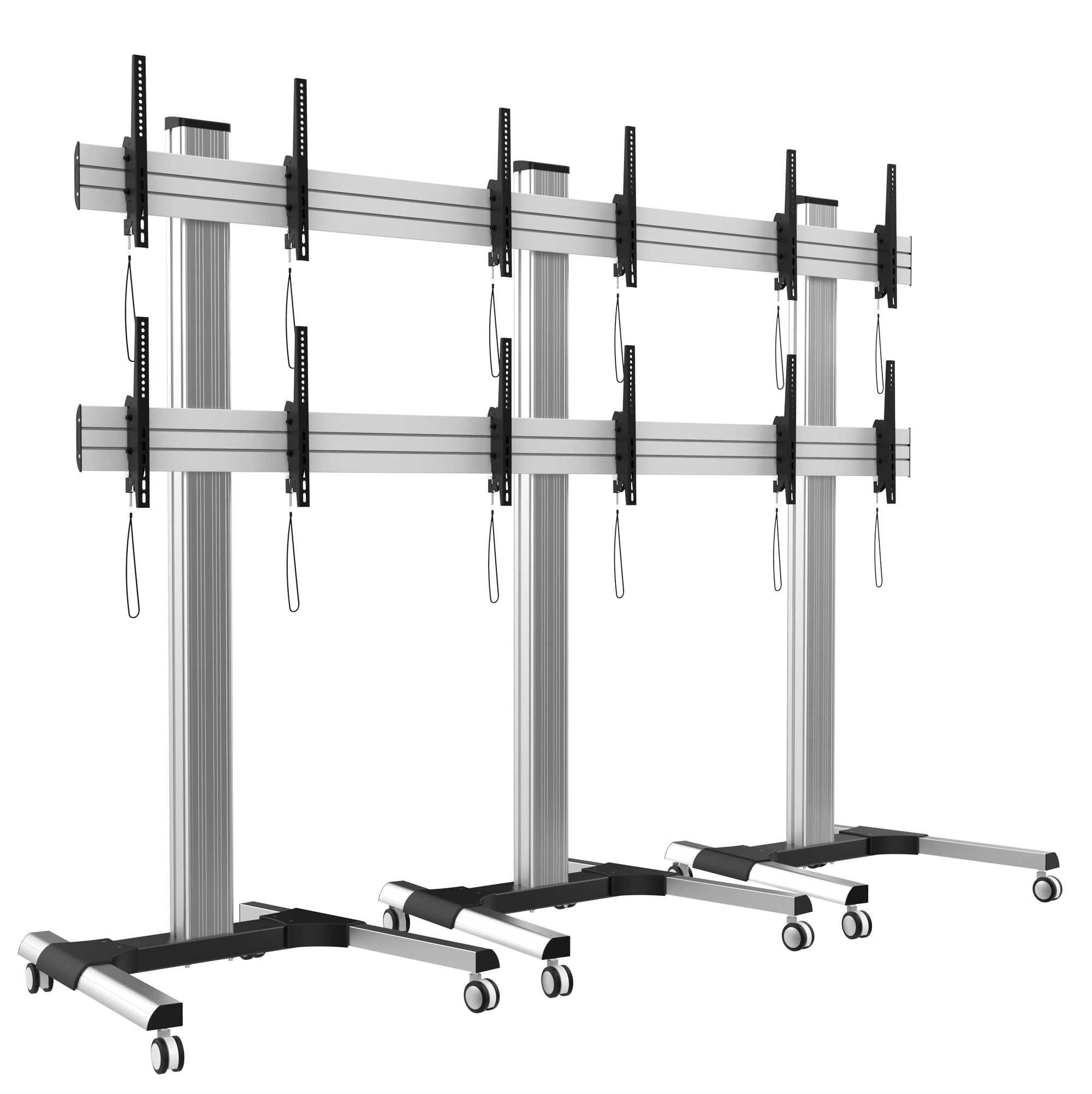 Supporto a Pavimento per 6 TV LCD/LED 22-55'' per Video Wall - Miniatura 7