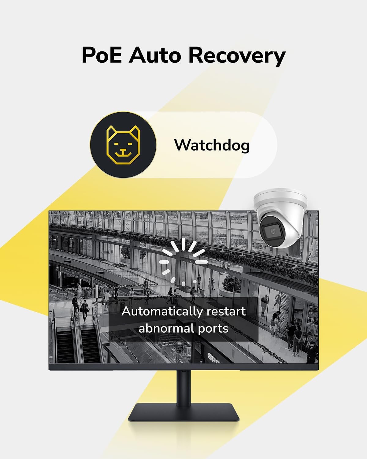 Switch Gigabit PoE+ 8 Porte con 2 Uplink GbE, GS1010P Nero - Miniatura 7