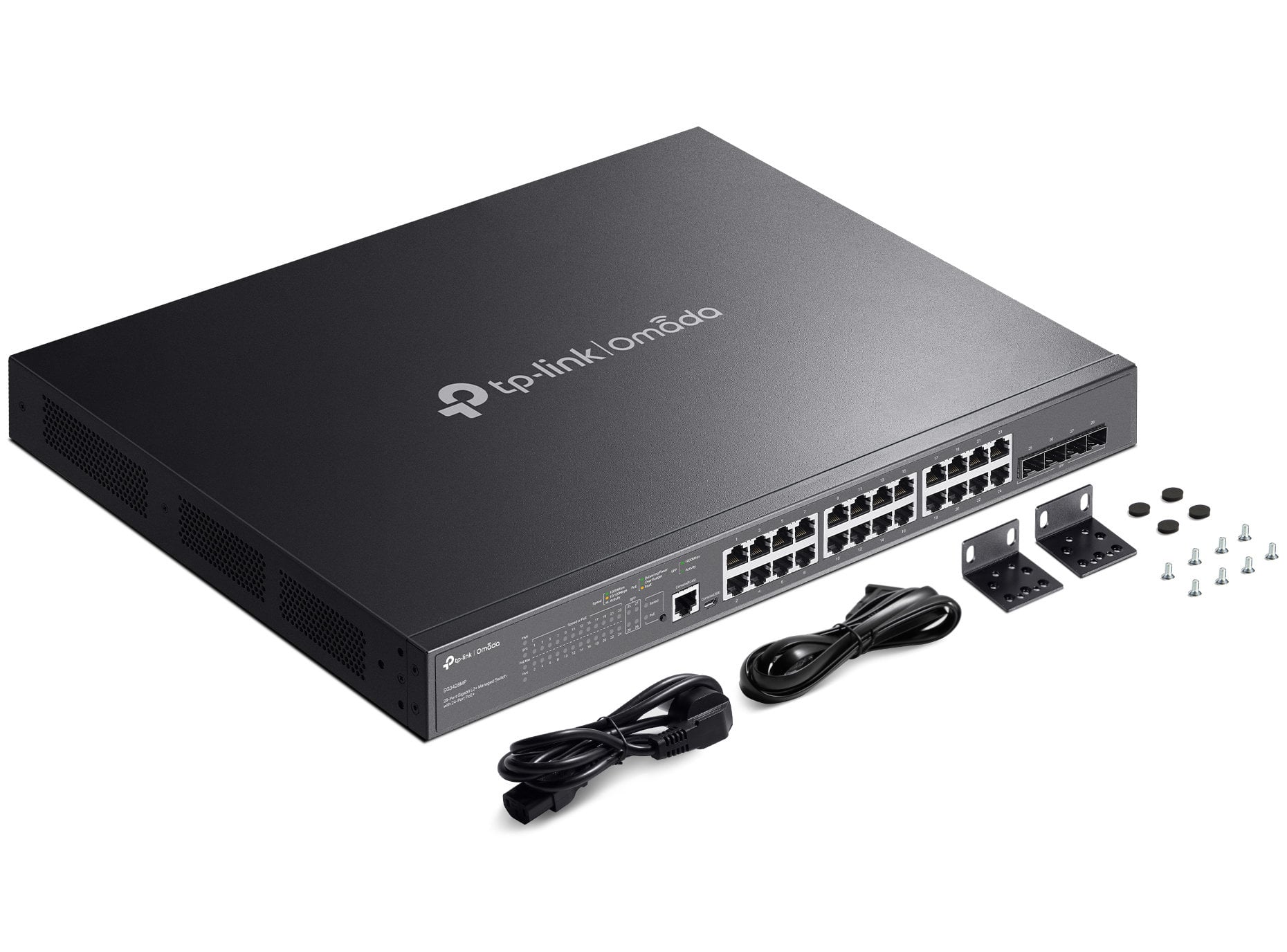 Switch Managed L2+ con 24 Porte Gigabit PoE+ e 4 Slot SFP, SG3428MP - Miniatura 7