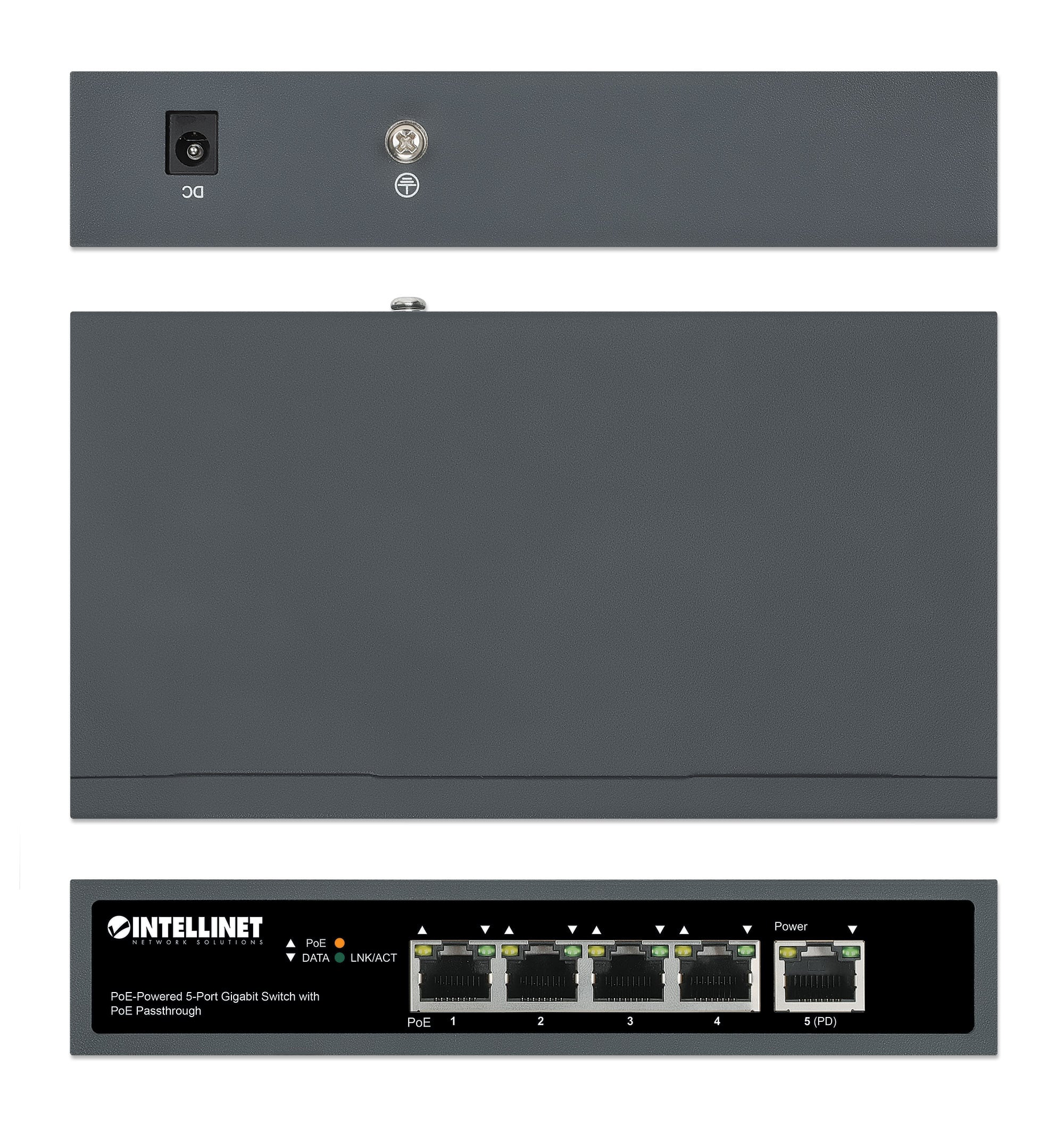 Switch Gigabit a 5 Porte con Alimentazione PoE Passante - Miniatura 7