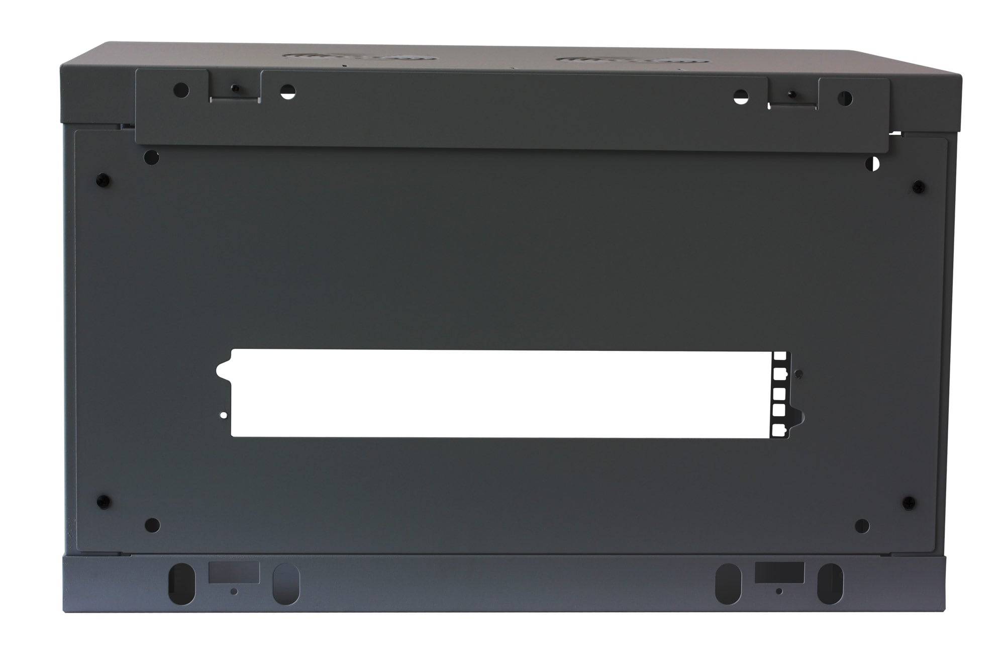 Armadio Rack 19'' a muro 6 unità sezione unica prof. 600mm Nero - Miniatura 7