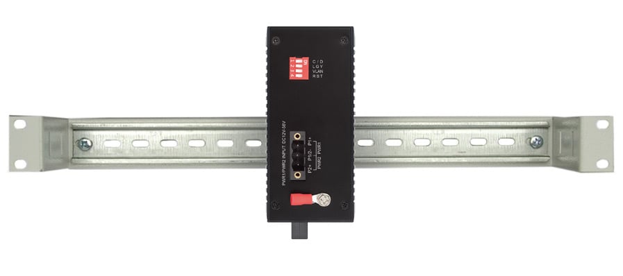 Media Converter Industriale Gigabit 1000Base-SX Monomodale - Miniatura 7