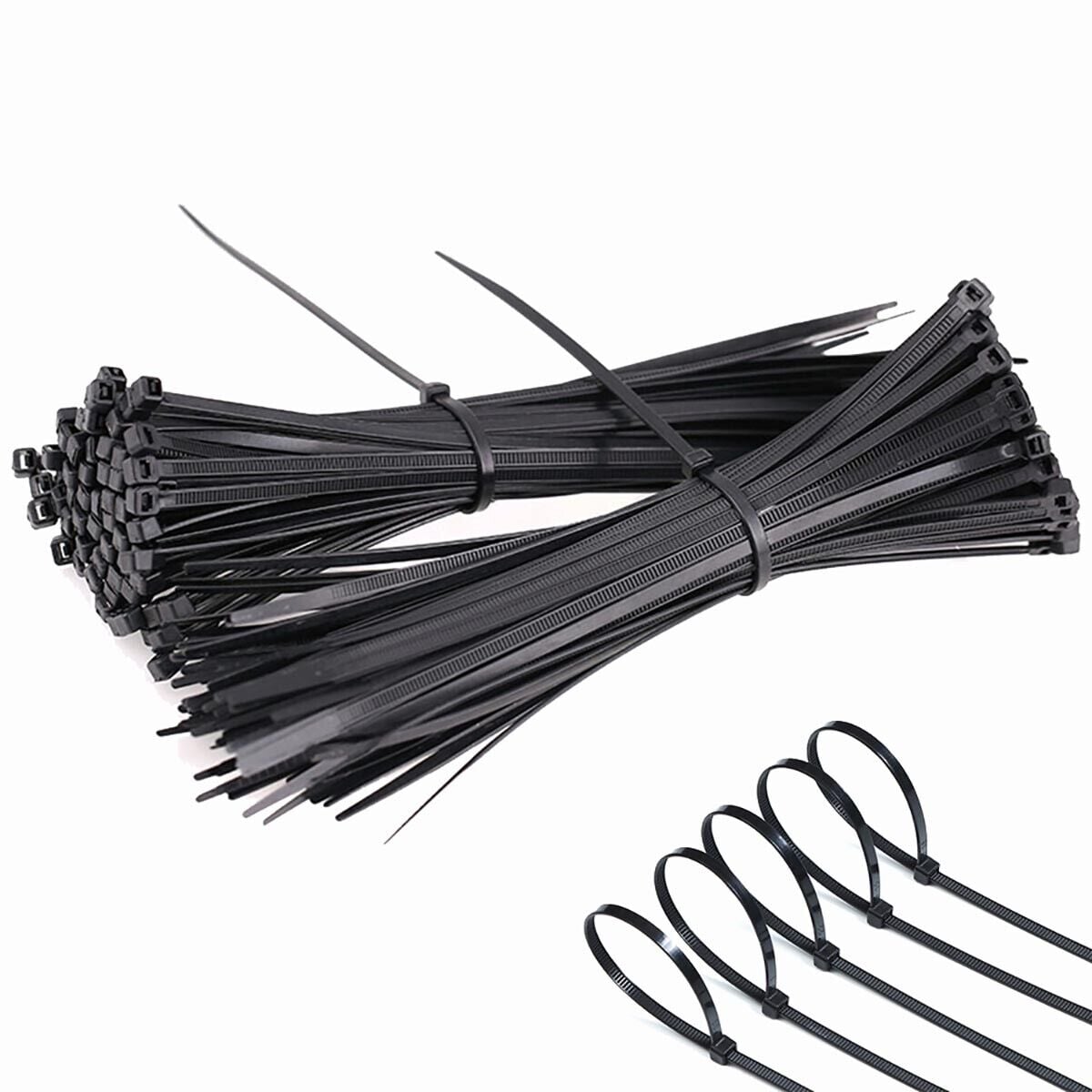 Fascette Fermacavi Autobloccanti 150x3,6mm in Nylon 100pz Nero - Miniatura 7