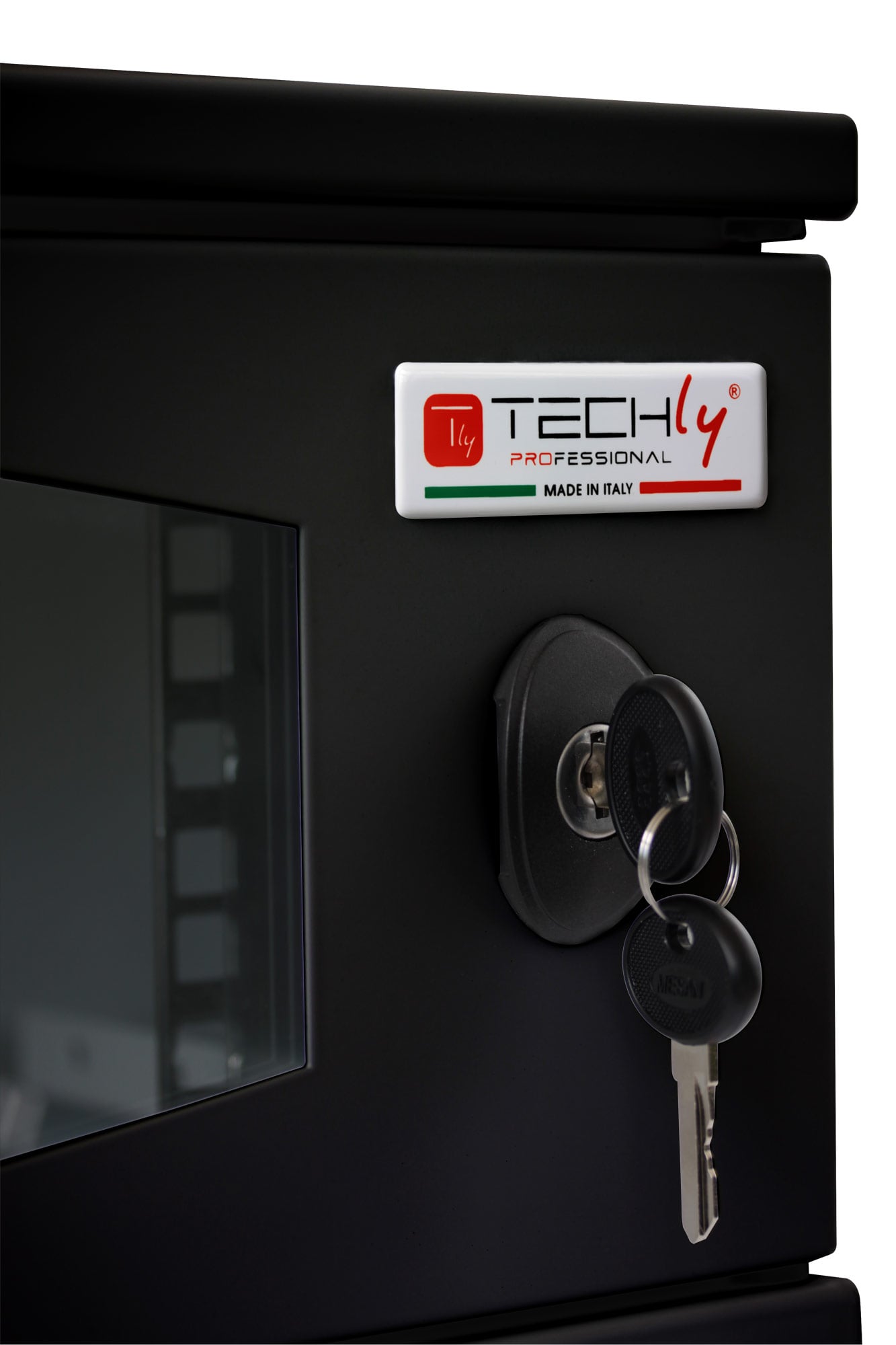 Armadio Rack 19'' a Muro 3U prof. 320 Nero Assemblato - Miniatura 7