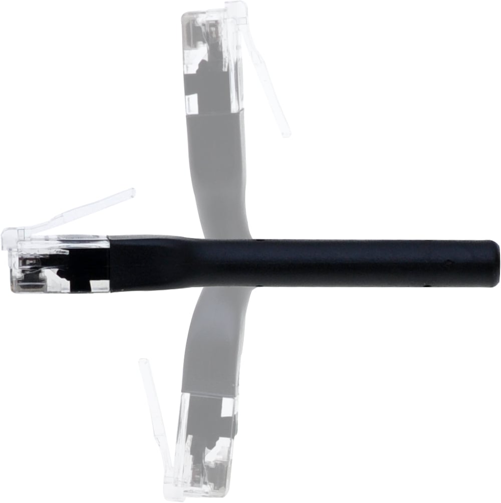 Cavo Slim Patch di Rete Pieghevole in Rame Cat.6A U/UTP 2m Nero - Miniatura 8