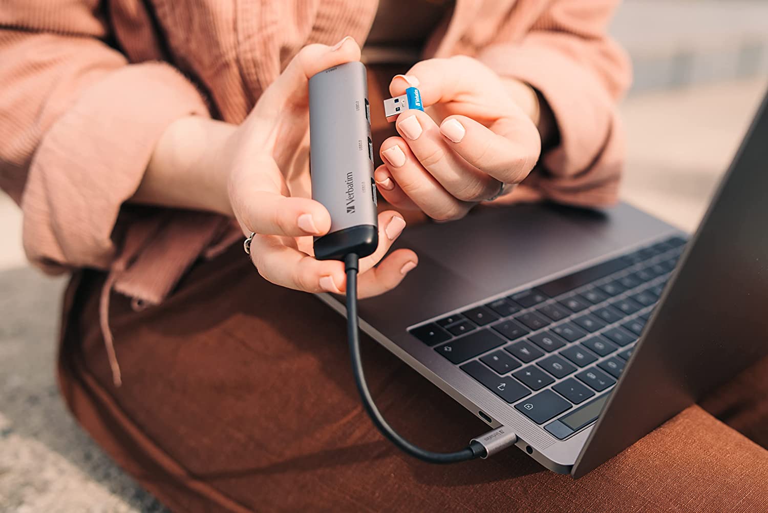 NANO Memoria USB 3.2 32GB Blu - Miniatura 8