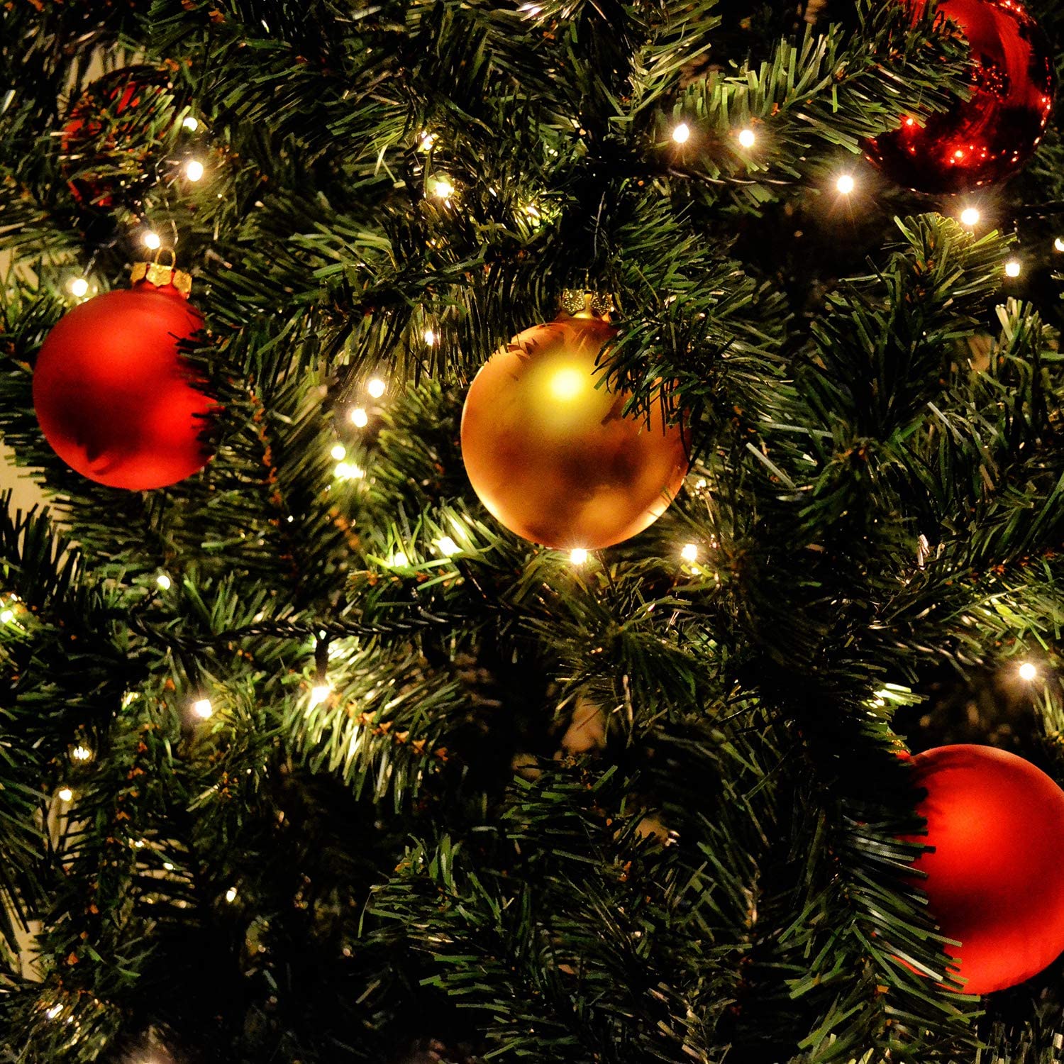 Catena Luminosa 280 Luci LED IP44 Bianco Caldo per Albero con Anello - Miniatura 8