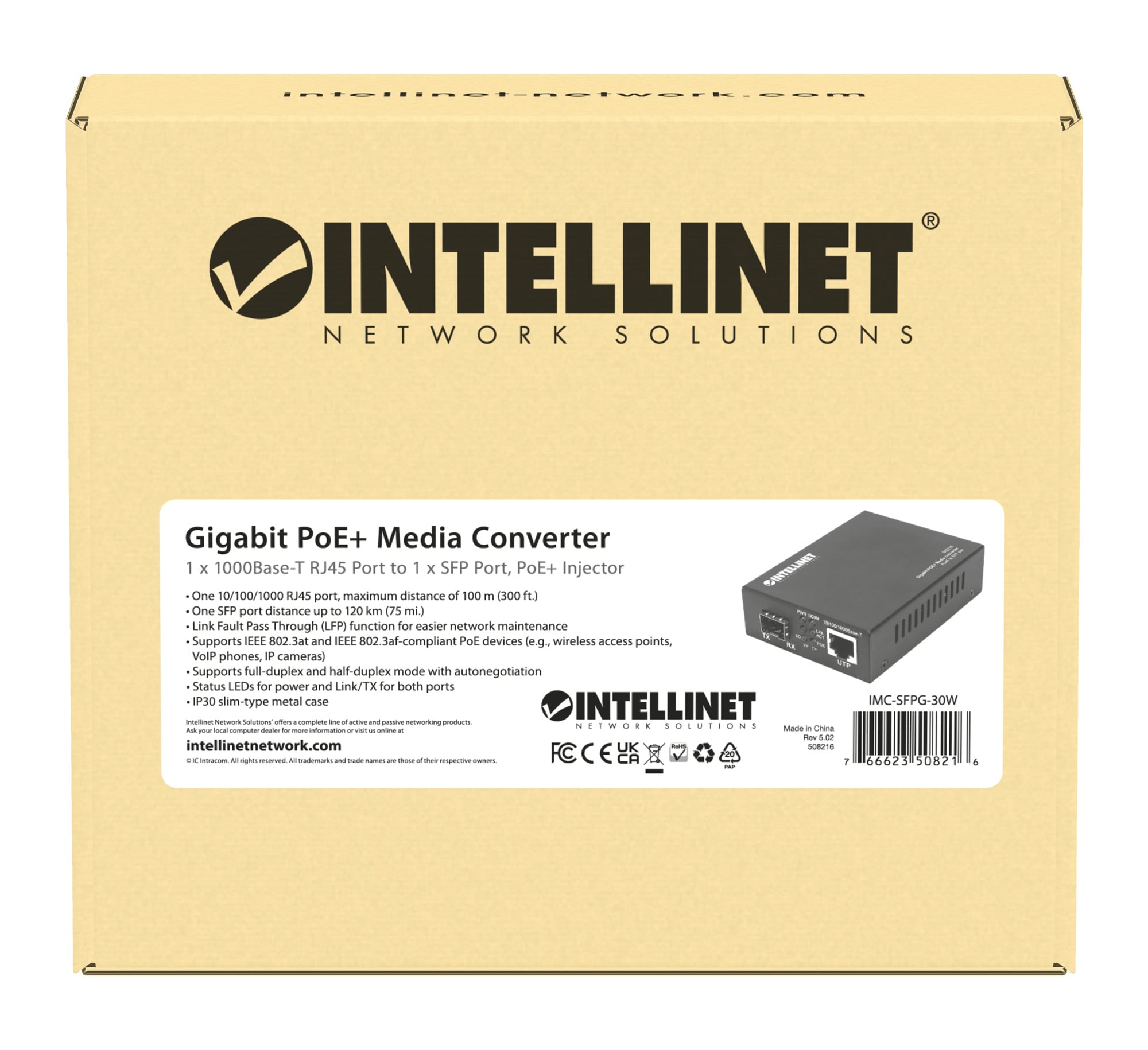 Media Converter Gigabit PoE+ - Miniatura 8