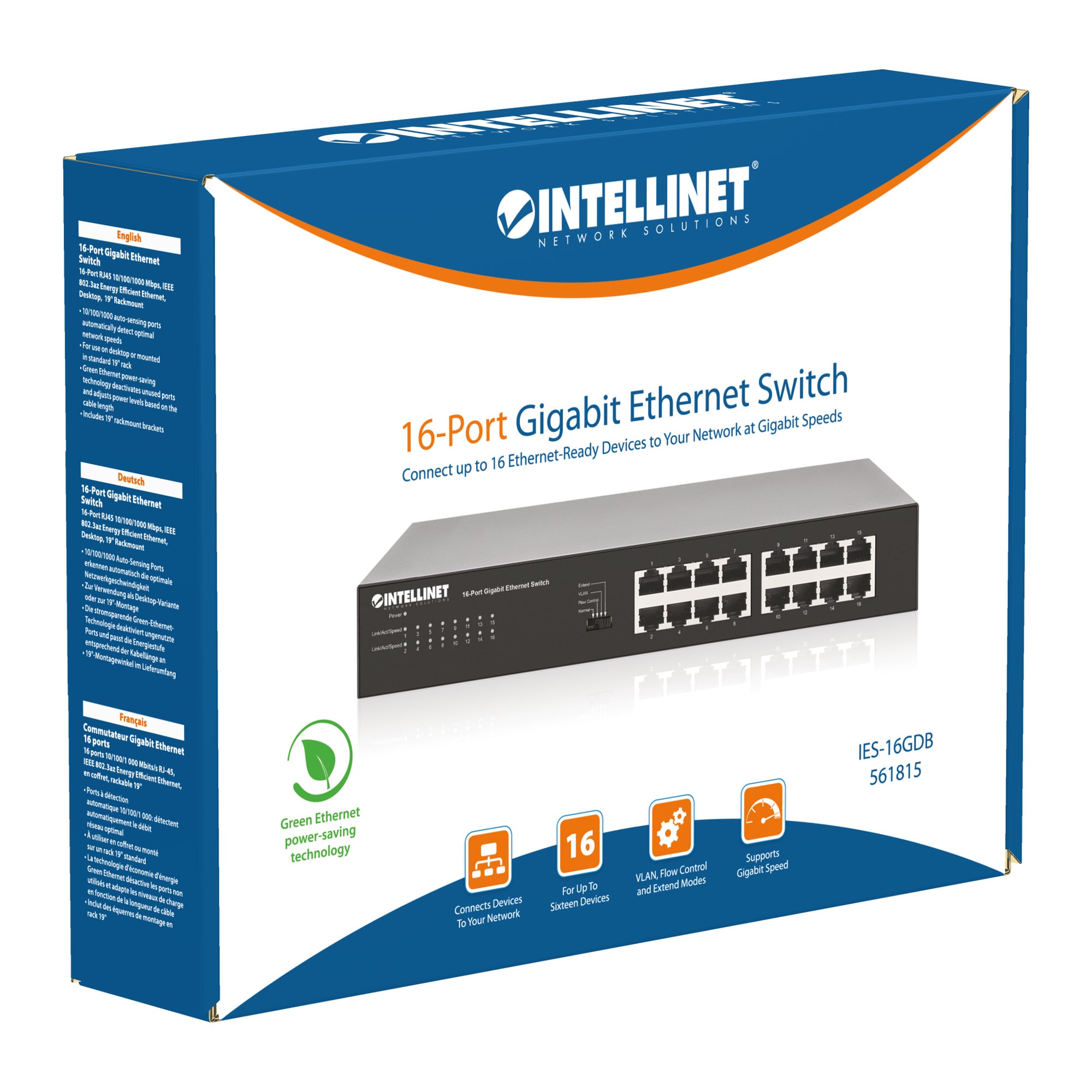 Ethernet Switch Gigabit 16 porte - Miniatura 8