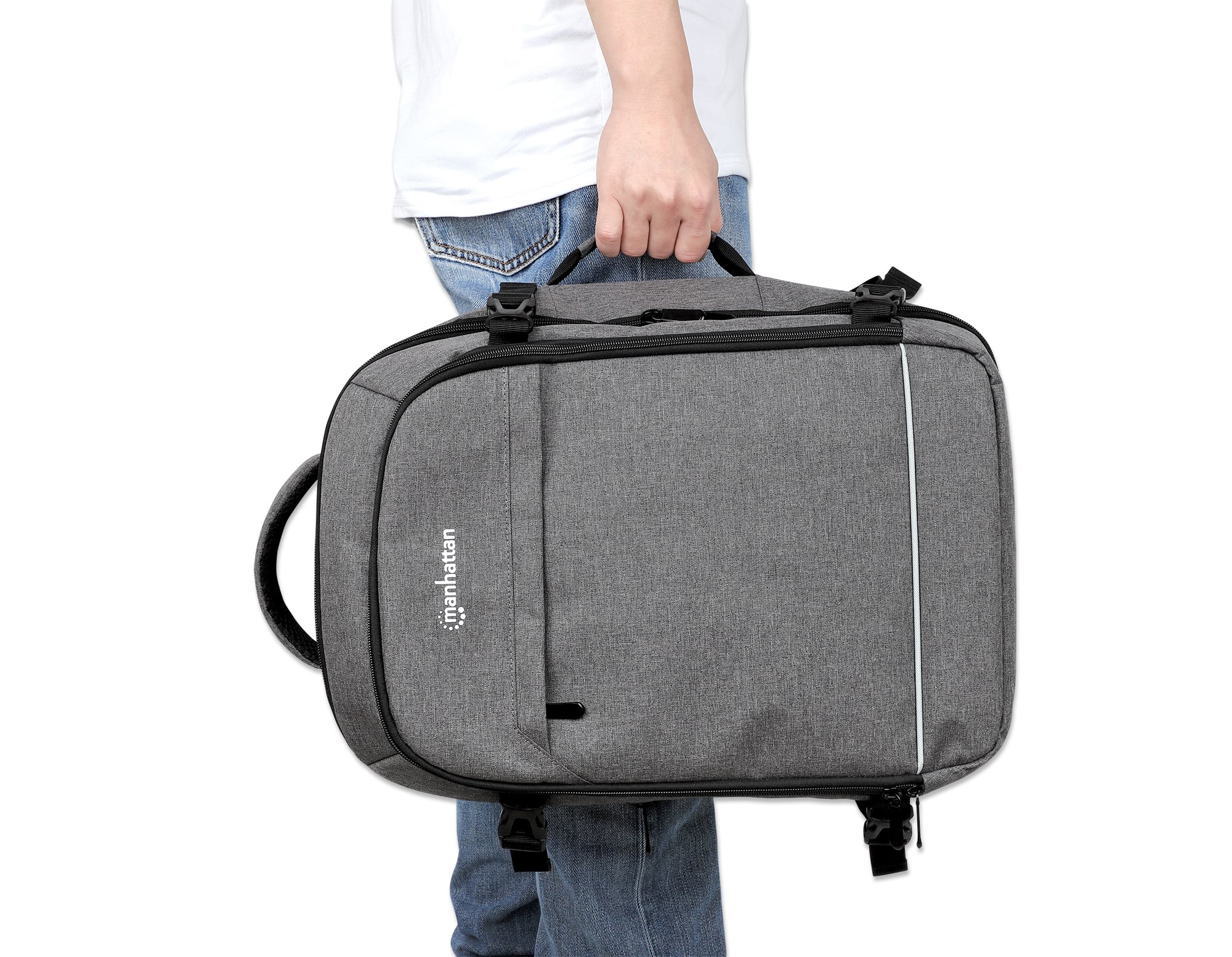 Zaino per Notebook 17.3'' Bagaglio a Mano Borsone da Viaggio Roma - Miniatura 8