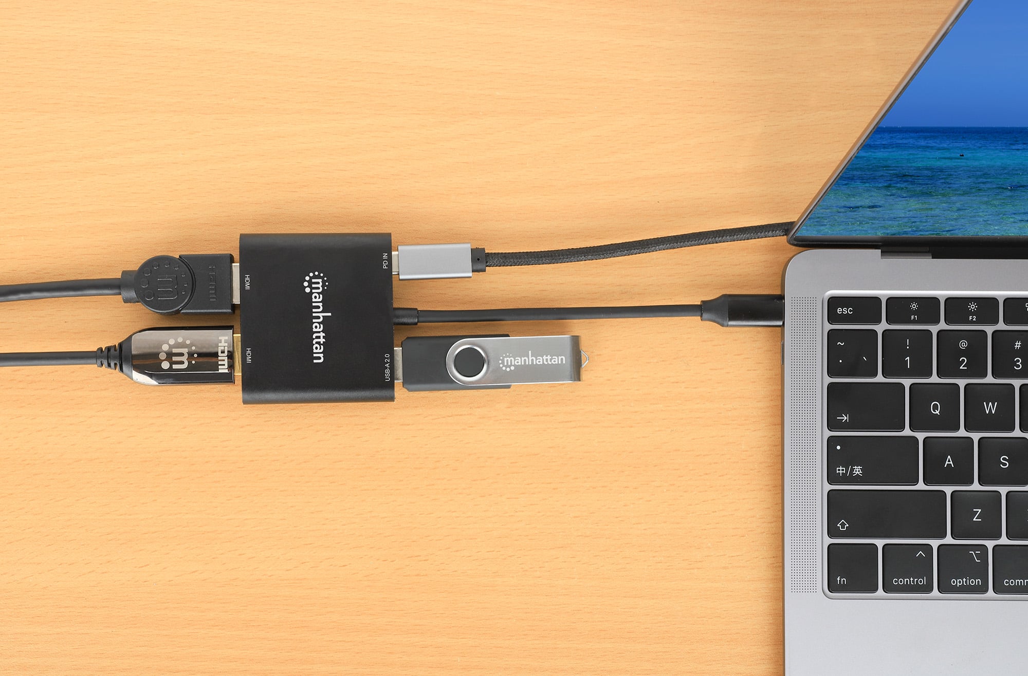 Adattatore USB-C™ PD a Doppio Monitor HDMI per Laptop e Tablet - Miniatura 8