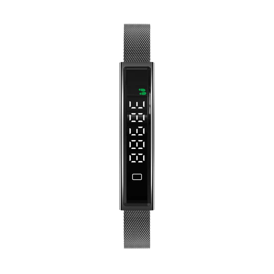 Bracciale Smart Fitness Bluetooth 5.3, Nero - Miniatura 8