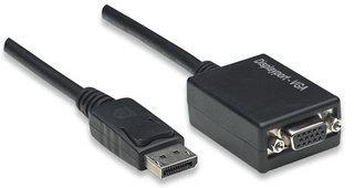 Adattatore DisplayPort DP M a VGA F - Miniatura 8