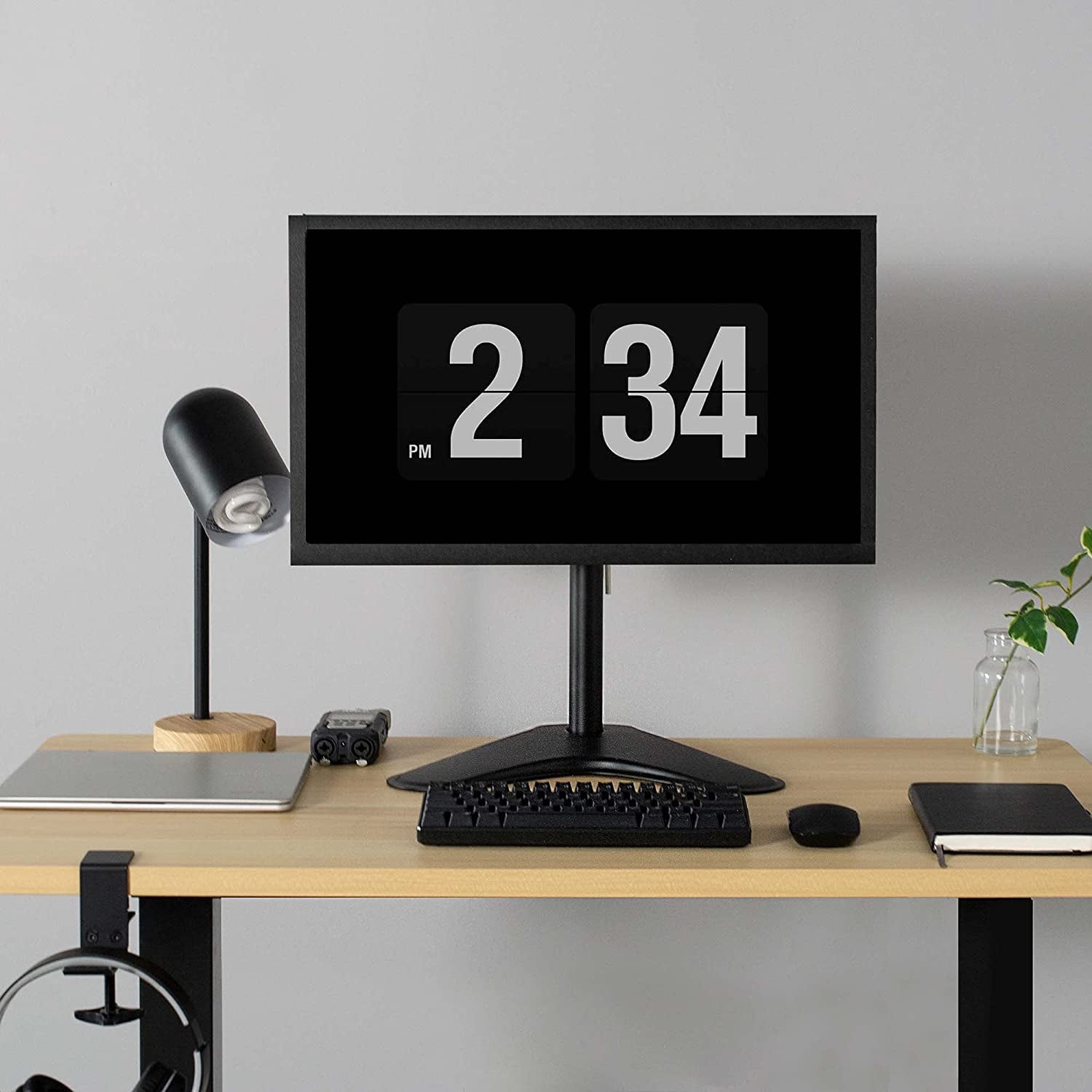 Supporto da scrivania per 1 Monitor LCD 13-27'' con base h.465mm - Miniatura 8