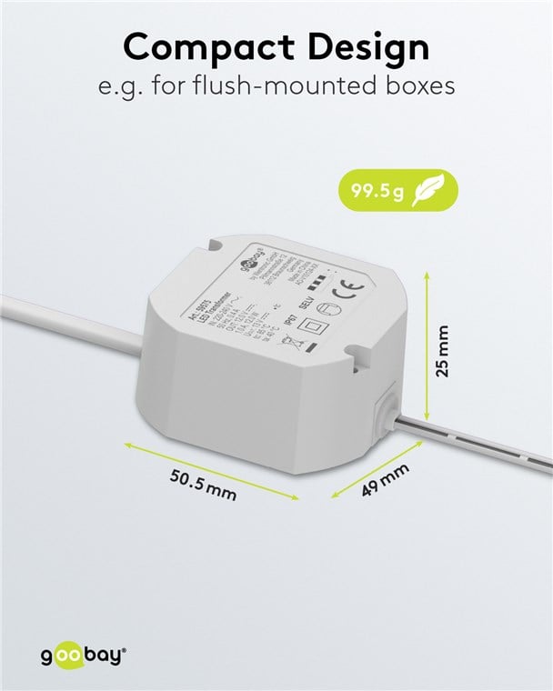 Trasformatore Elettronico LED 12V 12W - Miniatura 8