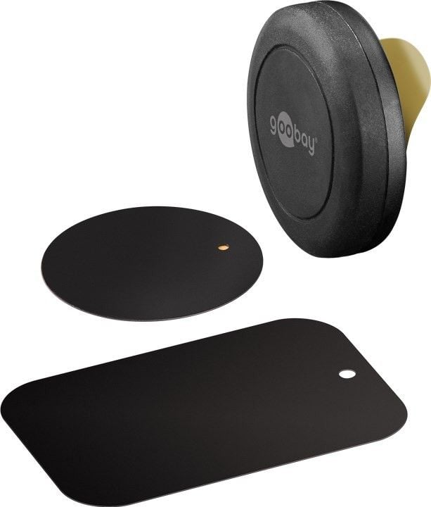 Supporto Magnetico Autoadesivo per Smartphone e Tablet Nero - Miniatura 8