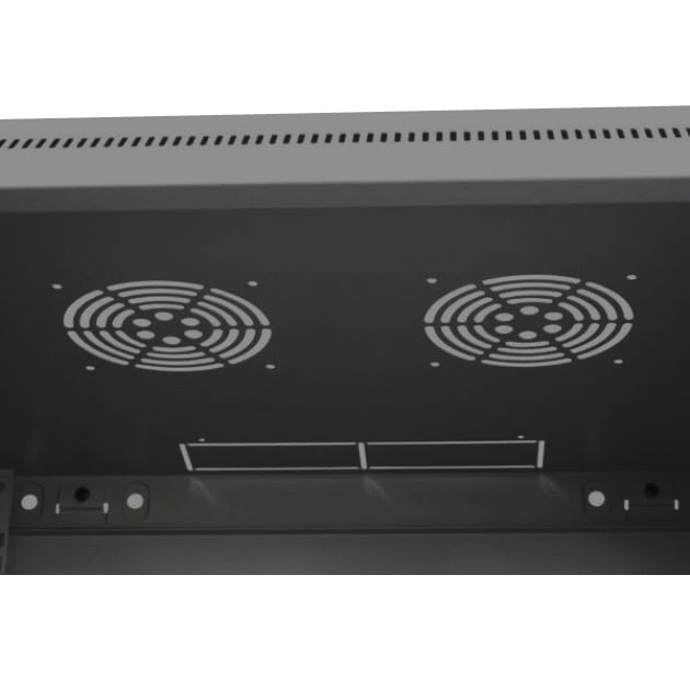 Armadio Rack 19'' a muro 15 unità sezione unica prof. 450mm Nero - Miniatura 8