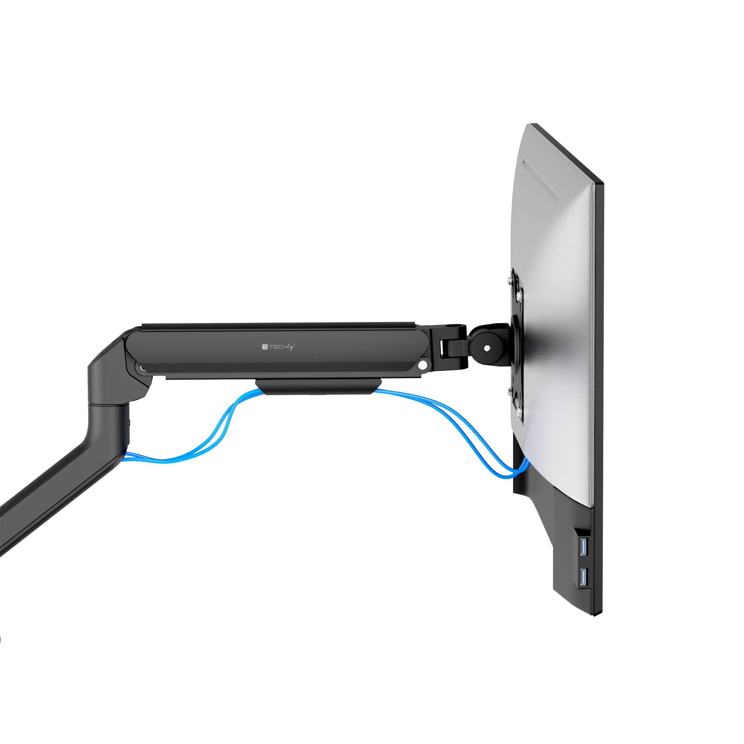 Supporto da Scrivania per Monitor 17-32'' con Molla a Gas Estensione 501 mm - Miniatura 9