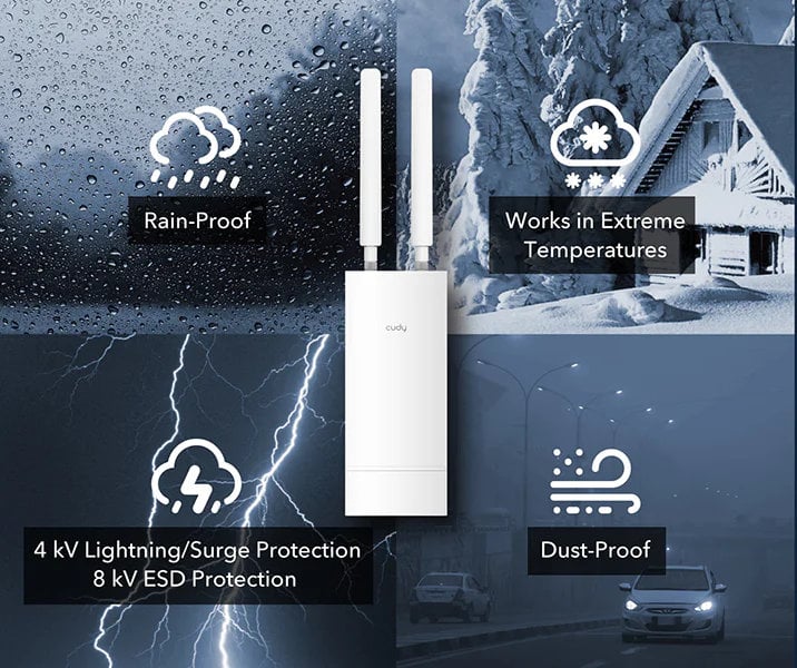 Router Wi-Fi 4G LTE Cat4 da Esterno, LT400 Outdoor - Miniatura 9