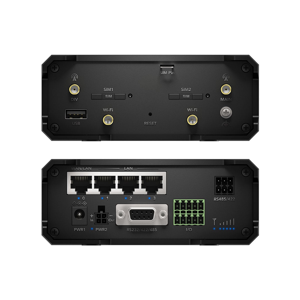 Router Wi-Fi Industriale 4G LTE con Sim Cat 4 N300 PoE, IR04 - Miniatura 9