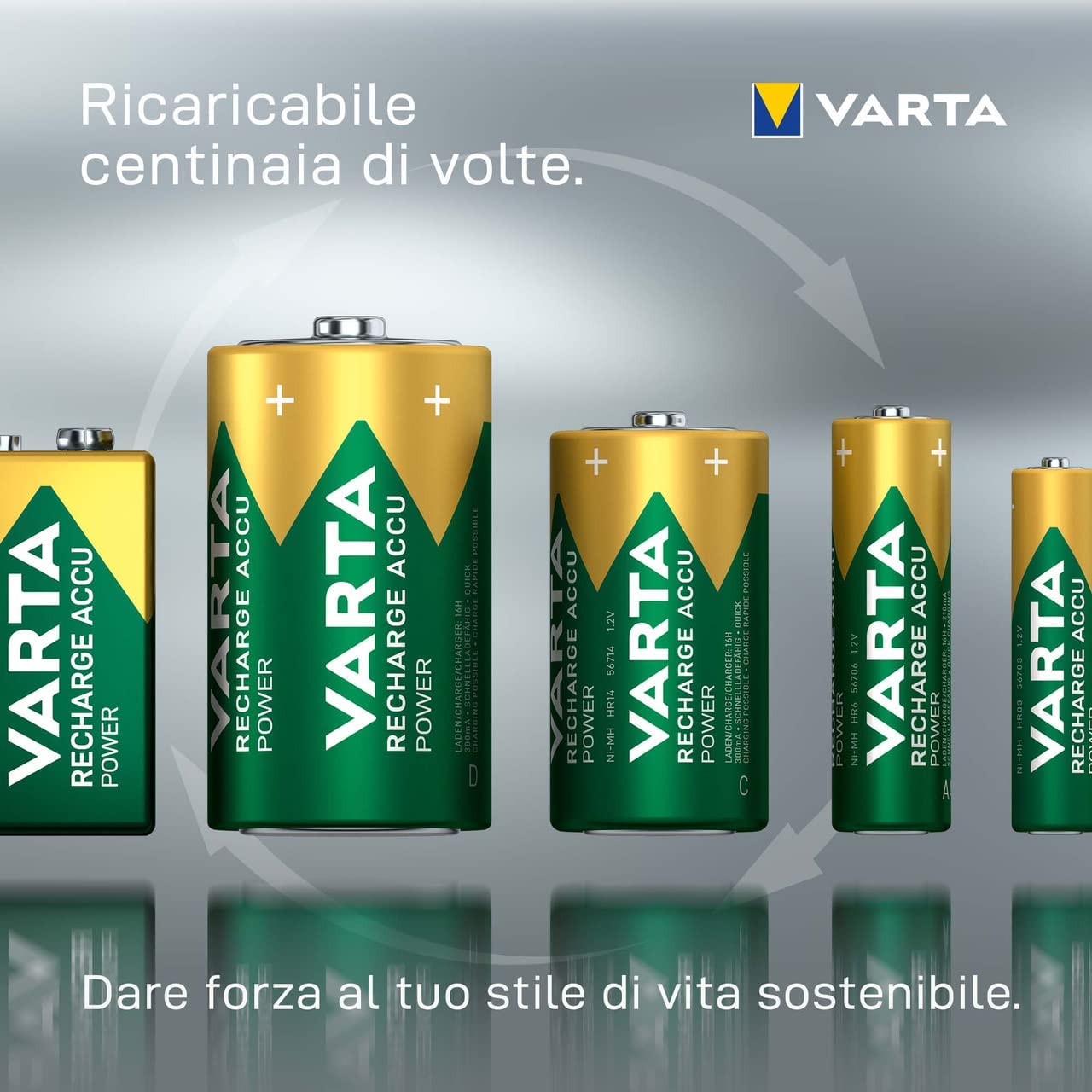 Blister 2 Batterie Ricaricabili Mini Stilo AAA 1000 mAh - Miniatura 9