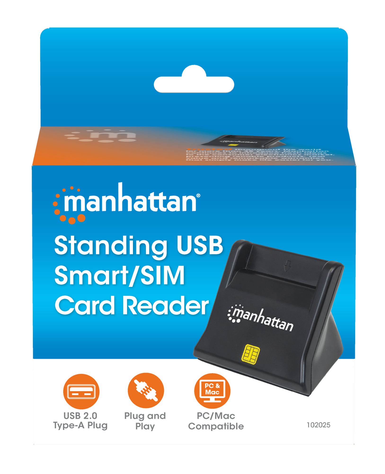 Lettore di Schede Smart SIM Desktop Nero - Miniatura 9