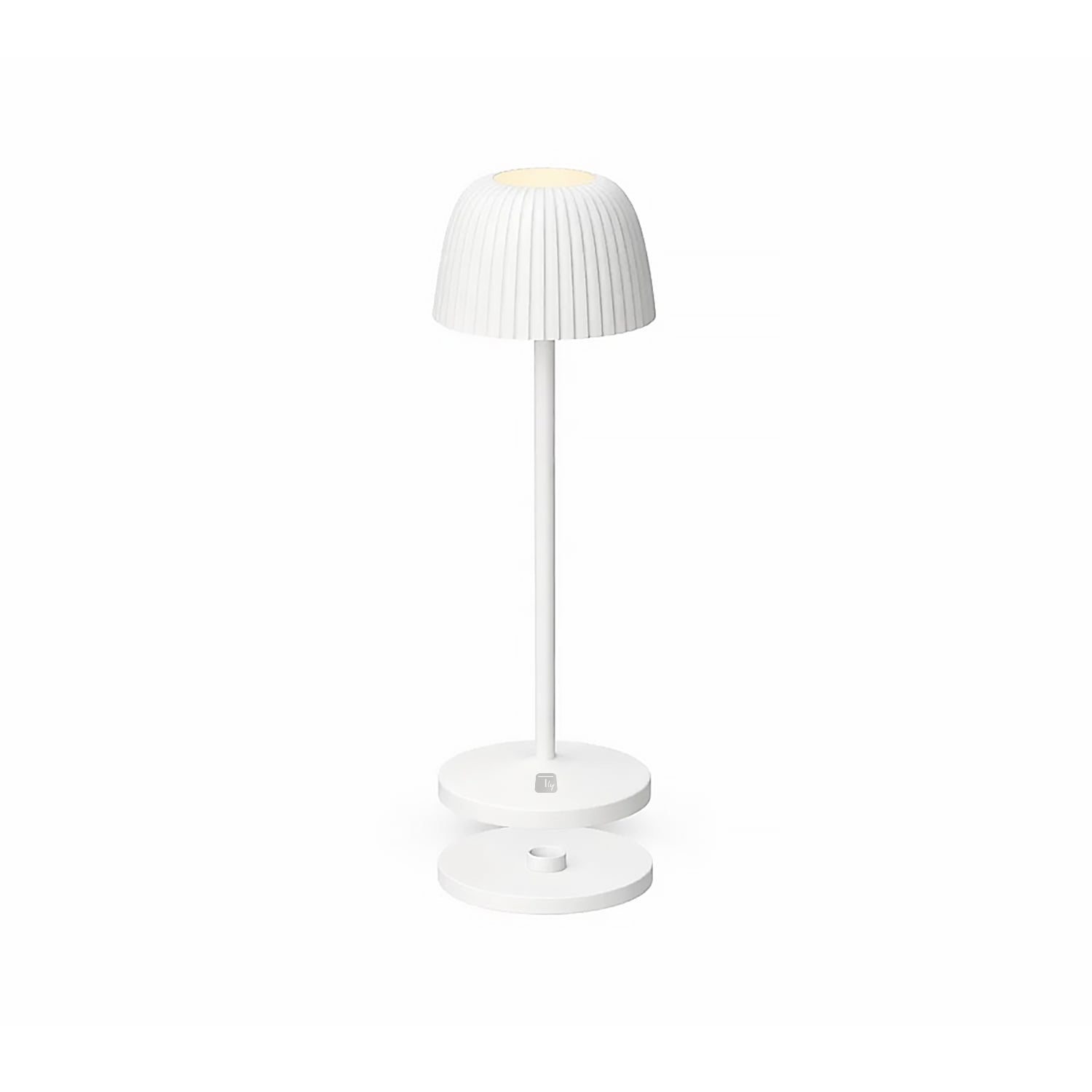 Lampada da Tavolo LED per Esterni con Base di Ricarica Bianca - Miniatura 9