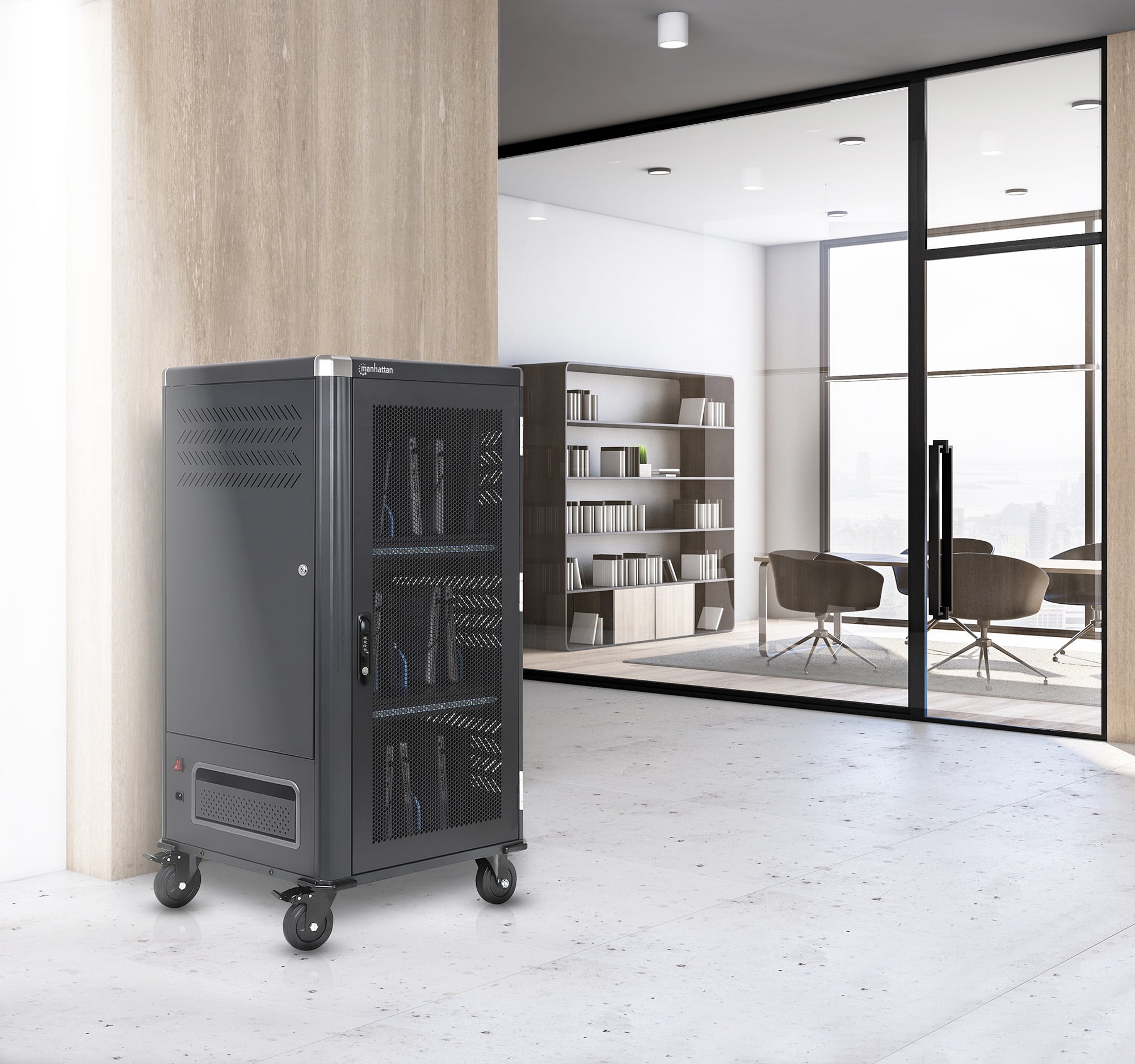 Carrello di ricarica USB-C™ 30 Porte - 1920 W - Miniatura 9