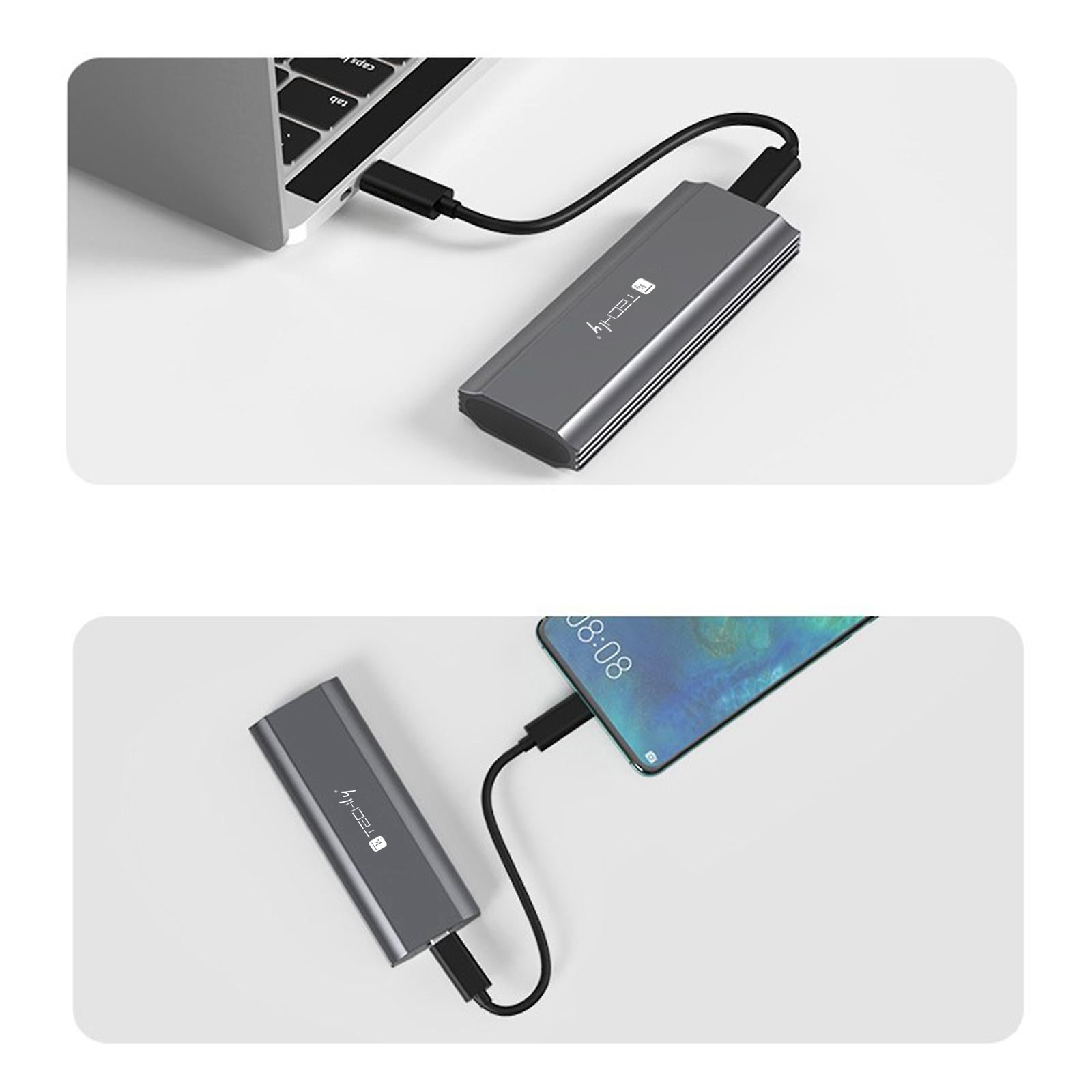 Box Esterno USB-C™ USB3.2 Gen2 NVMe/SATA M.2 SSD - Miniatura 9