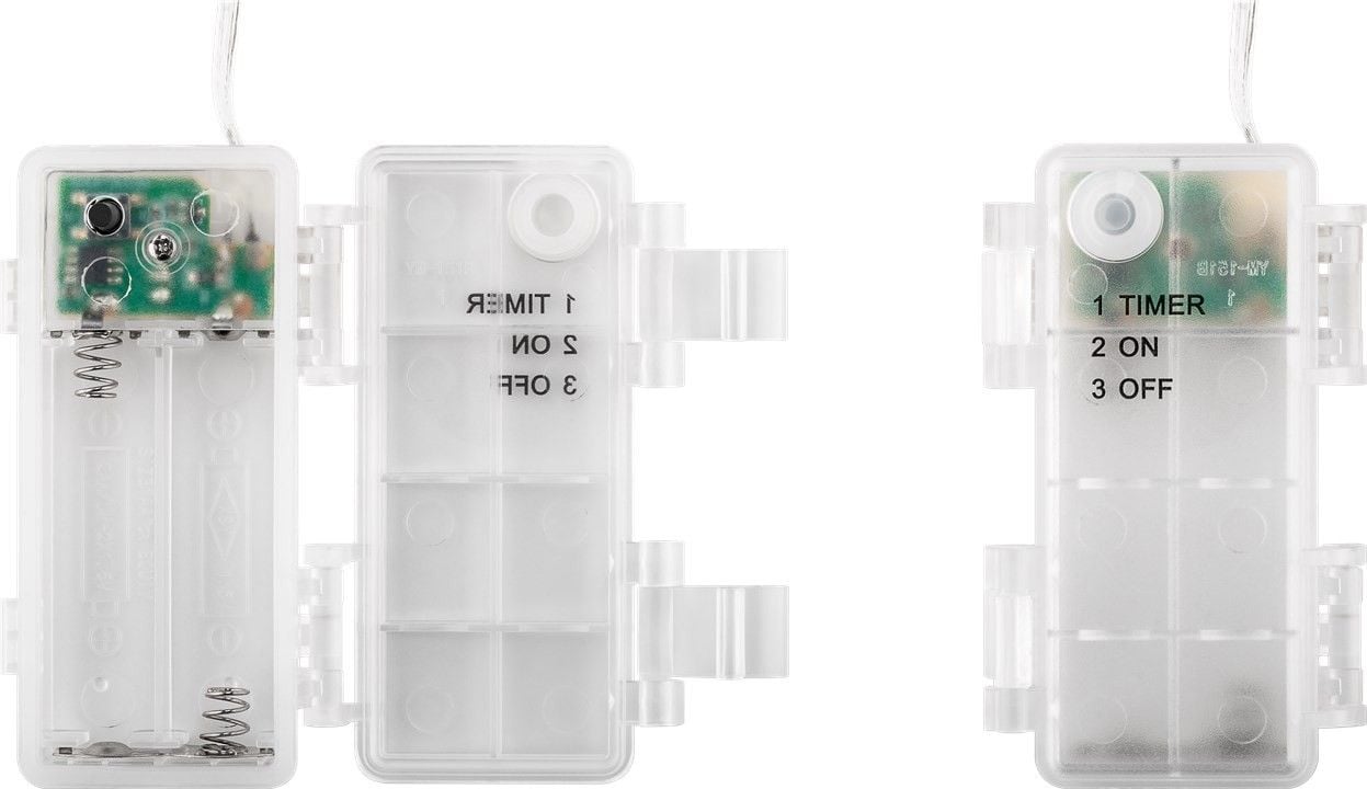 Luci Natalizie da Interno 20 LED a Filo Argentato con Timer A++ - Miniatura 9
