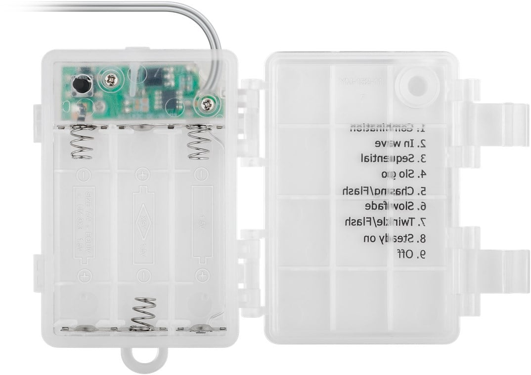 Tenda Natalizia Luminosa 300 LED Alimentazione USB e Telecomando - Miniatura 9