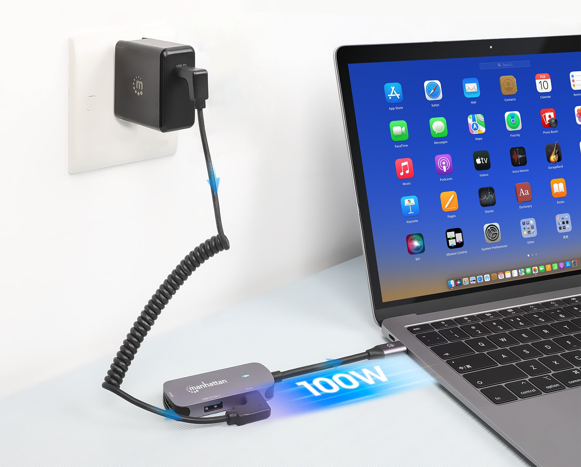 Convertitore USB-C™ a HDMI 3-in-1 con Power Delivery - Miniatura 9