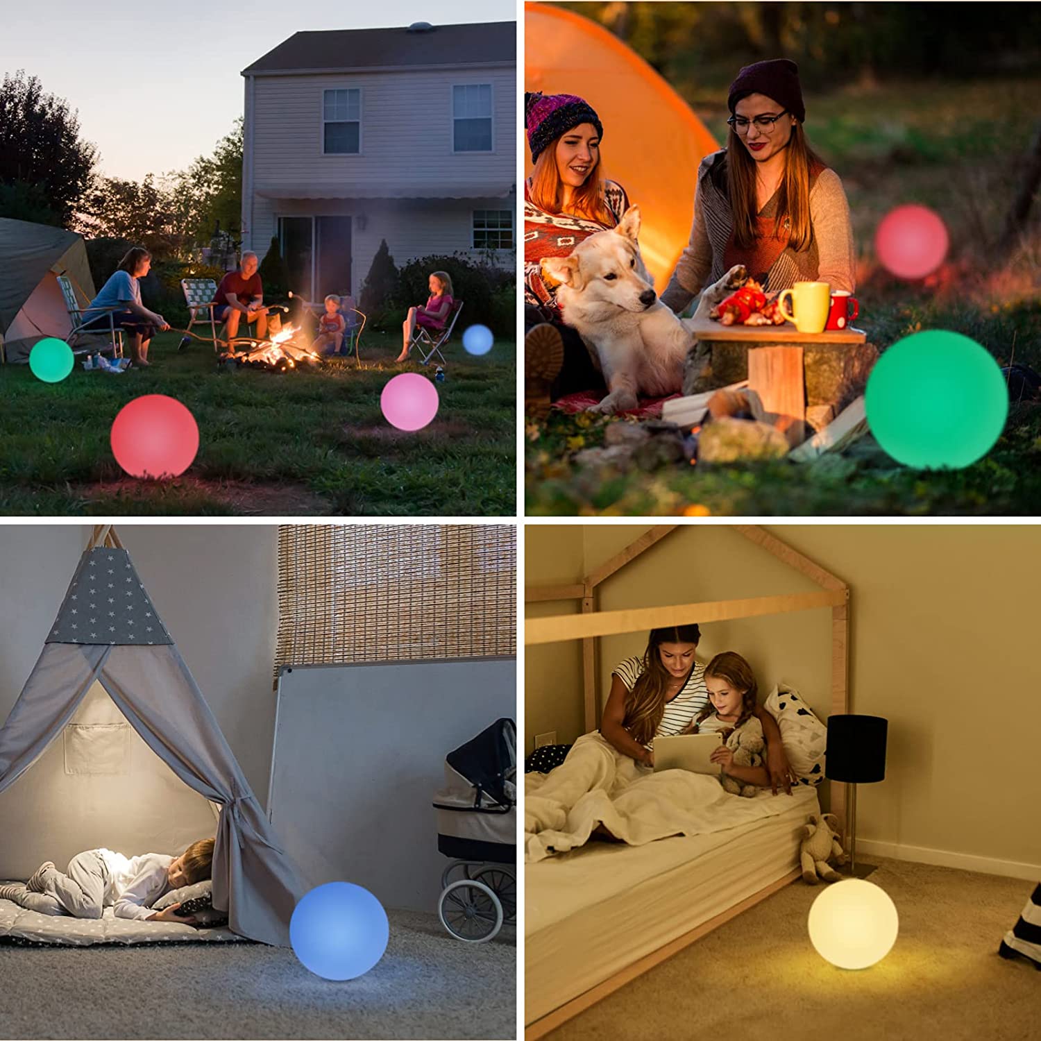 Lampada LED Multicolor da Arredo Sfera Large - Miniatura 9