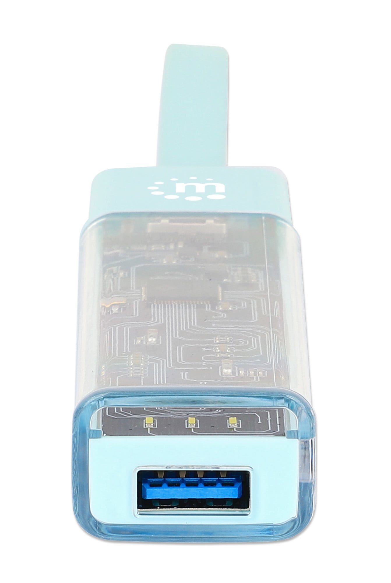 Hub Combo USB 3.2 USB-C™ e USB-A 4 Porte Verde Trasparente - Miniatura 9