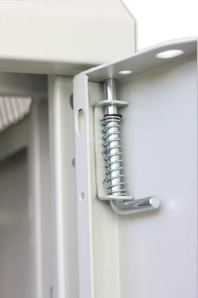 Armadio Rack 19'' a muro 20 unità sezione unica prof. 600mm Grigio - Miniatura 9