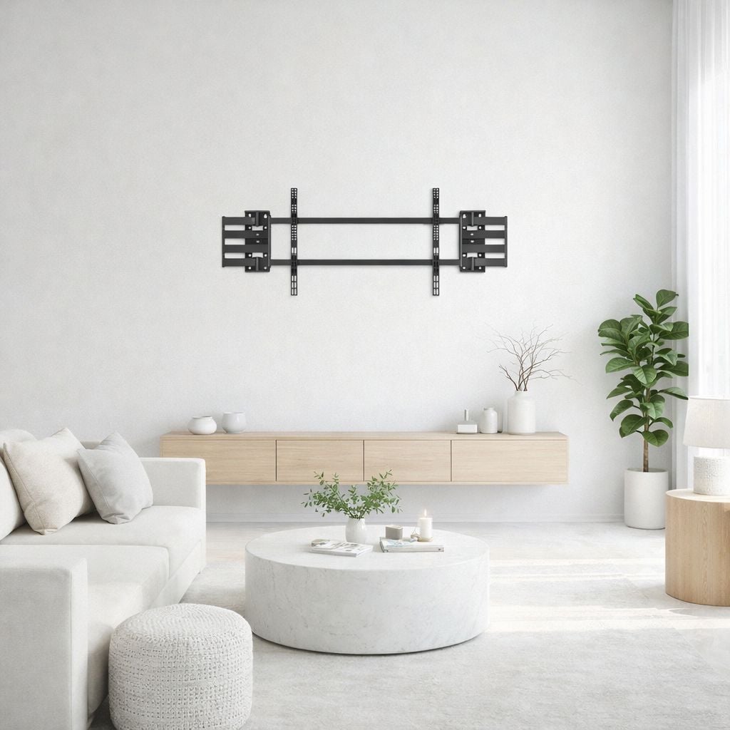 Supporto Universale a Muro con Piastra Divisa per TV LED LCD 75-120'' Full-Motion - Miniatura 9