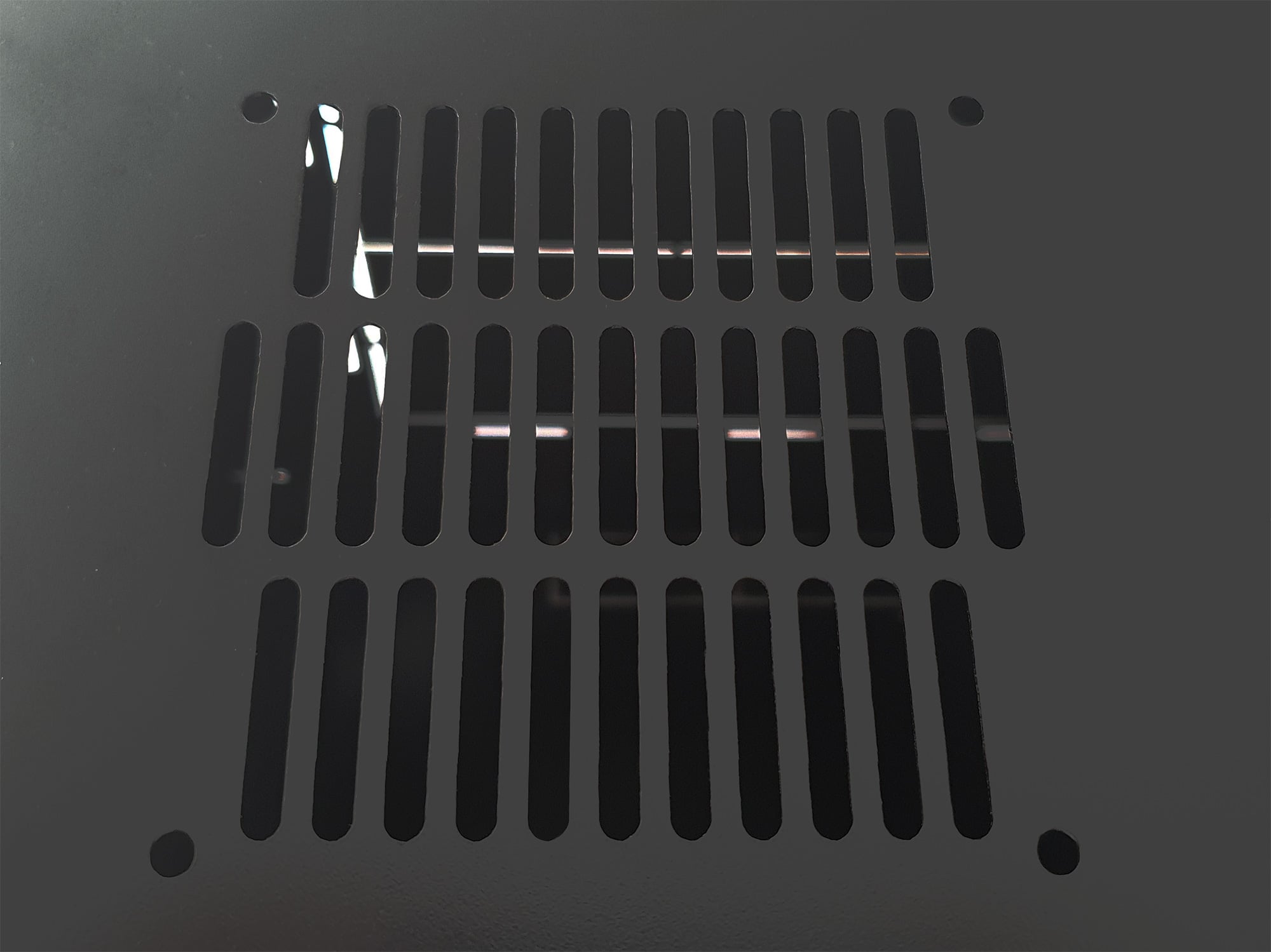 Armadio Rack 19'' a Muro 6 Unità P.450 mm Flat Pack Nero - Miniatura 9
