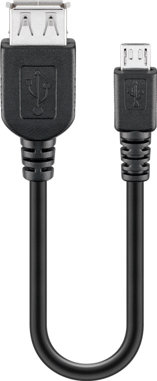 Cavo USB 2.0 A femmina/Micro B maschio 0.2 m - Immagine 1