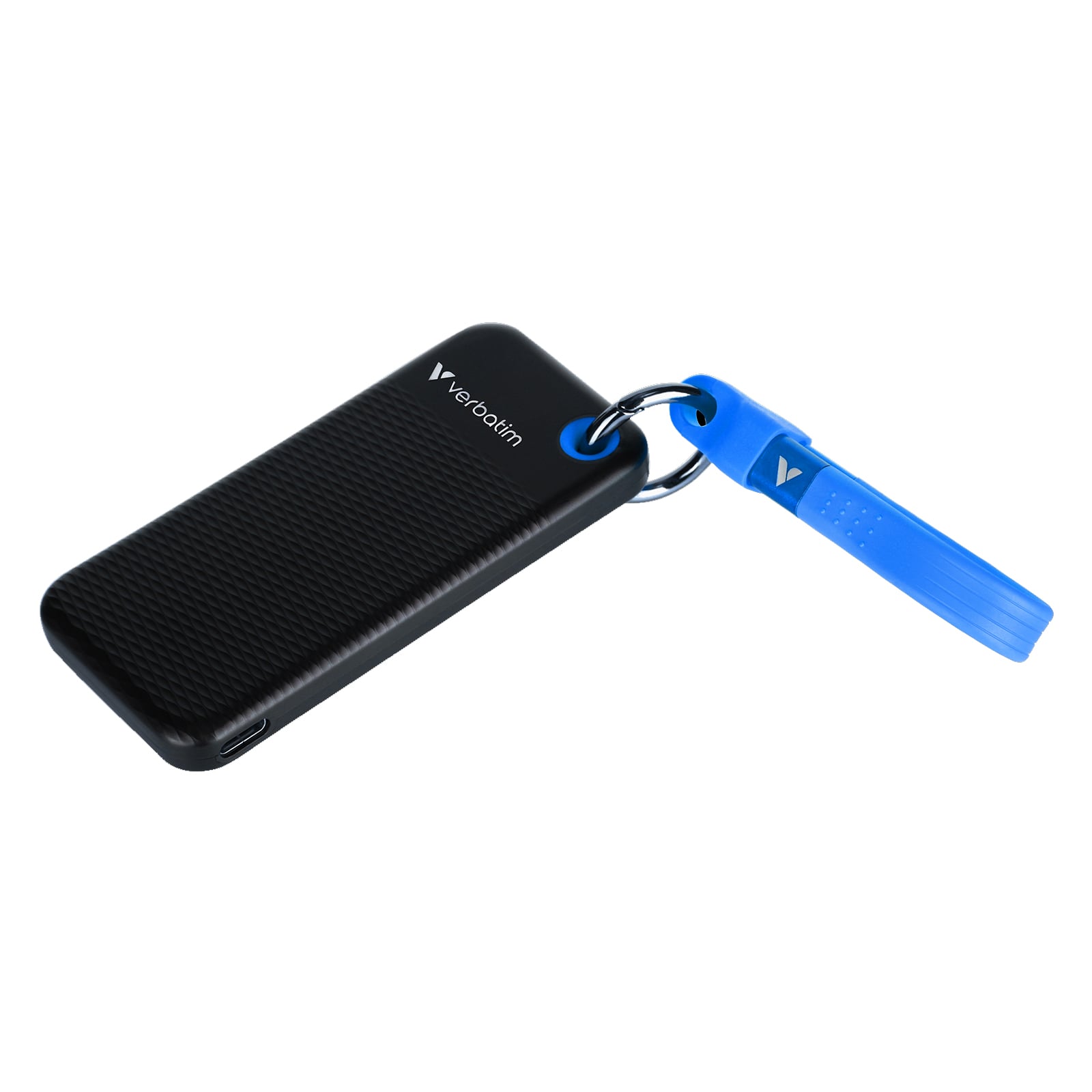 Pocket SSD Portachiavi con Attacco per Cavo USB-C™ 1TB Nero Blu - Miniatura 10