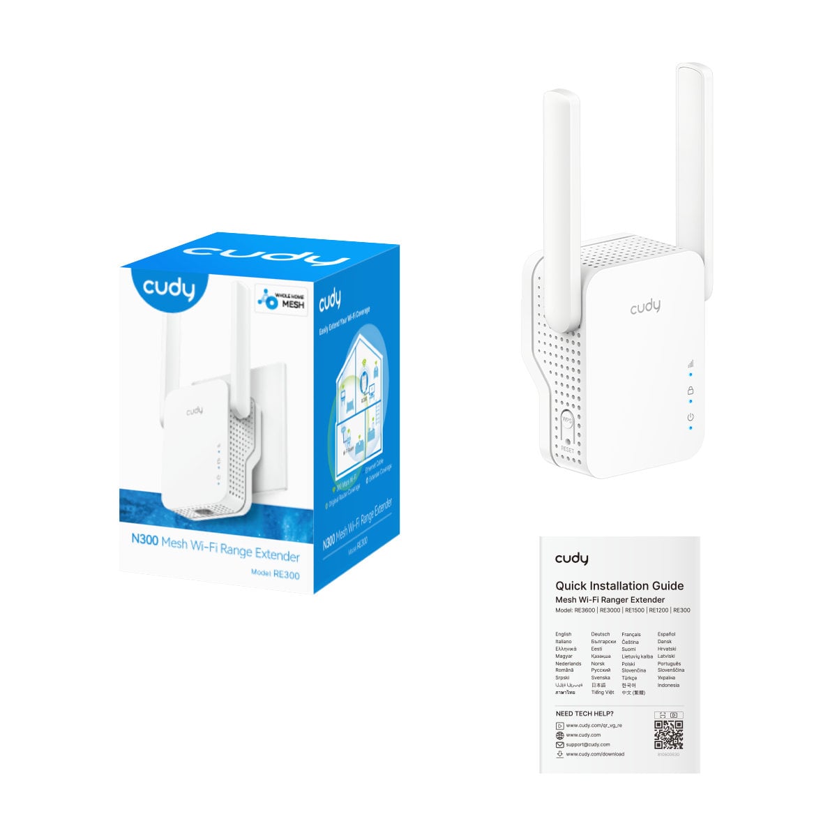 Extender WiFi 4 Booster Wireless N300, RE300 - Miniatura 10
