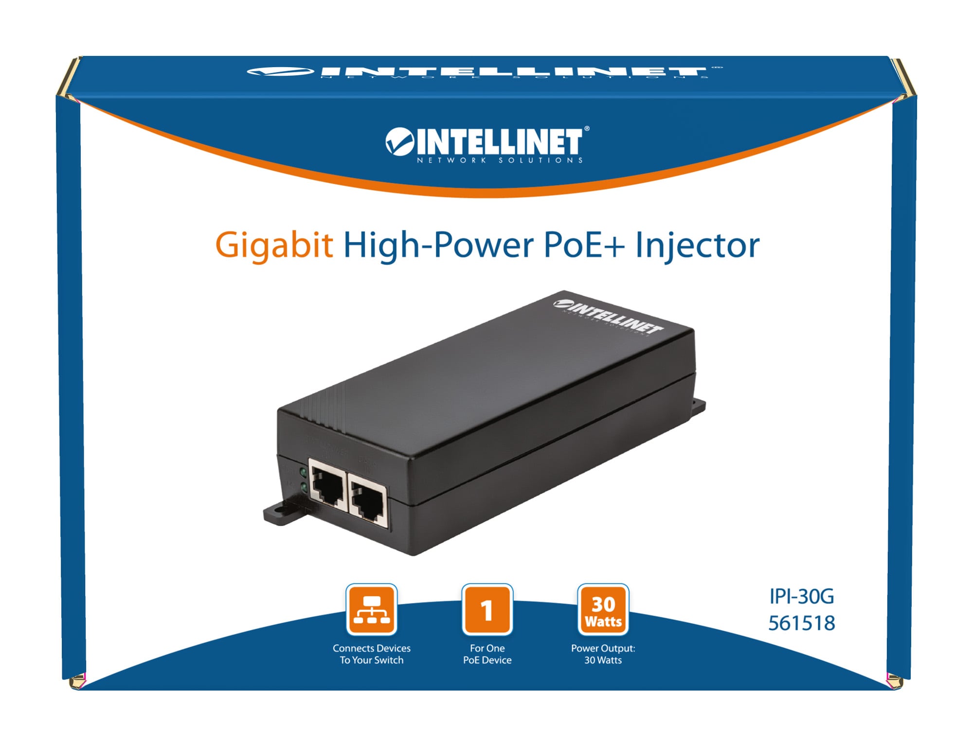 Iniettore Gigabit PoE+ High Power - Miniatura 10