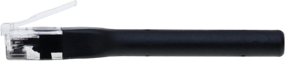 Cavo Slim Patch di Rete Pieghevole in Rame Cat.6A U/UTP 0,5m Nero - Miniatura 10